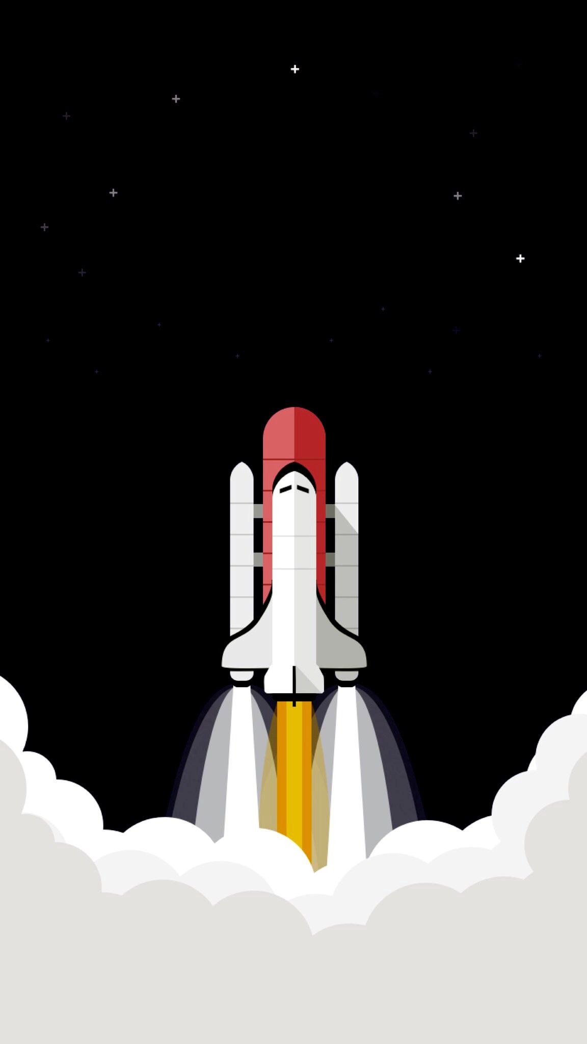 Spaceship Minimalism Wallpapers