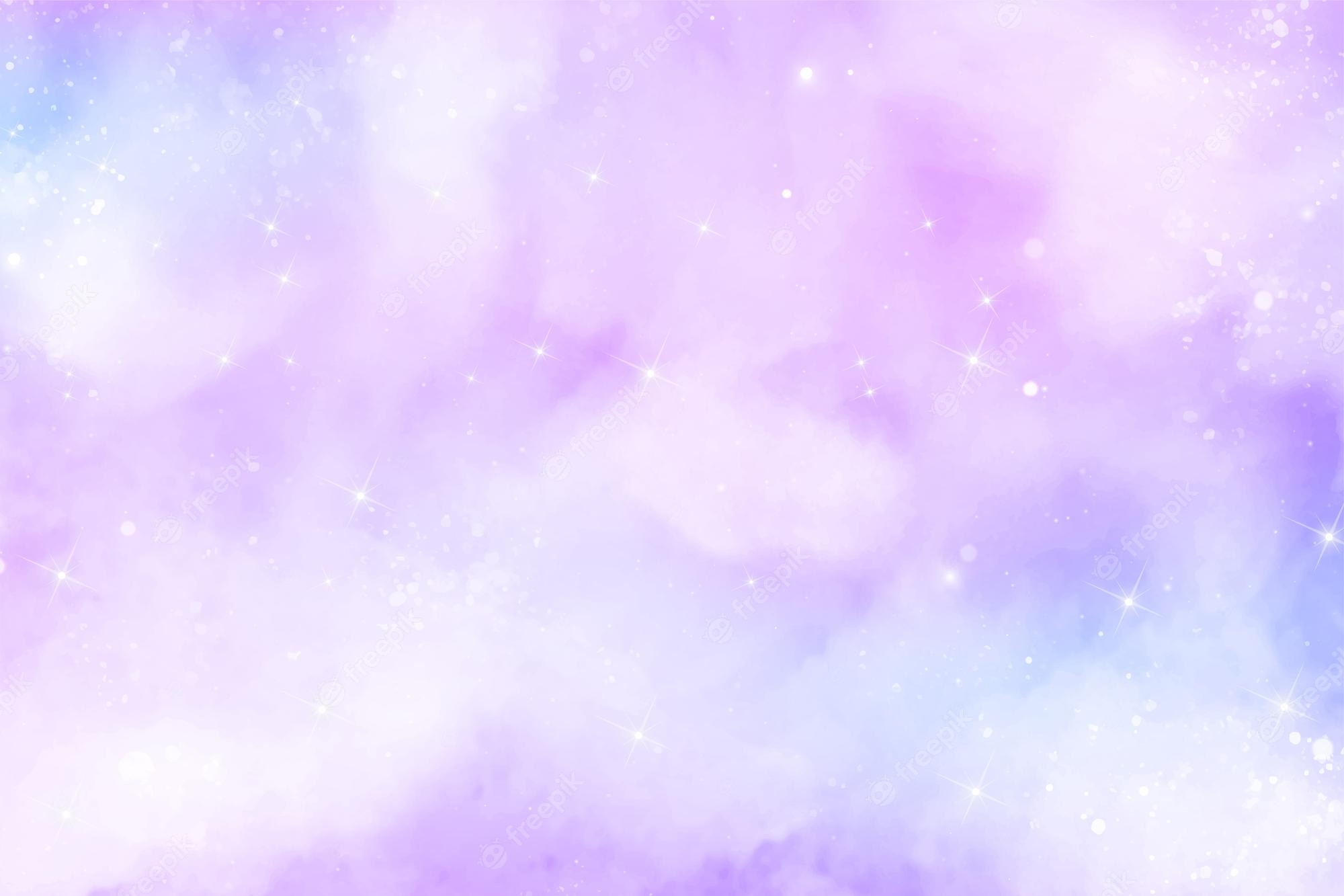 Sparkling Blue And Purple Galaxy Wallpapers