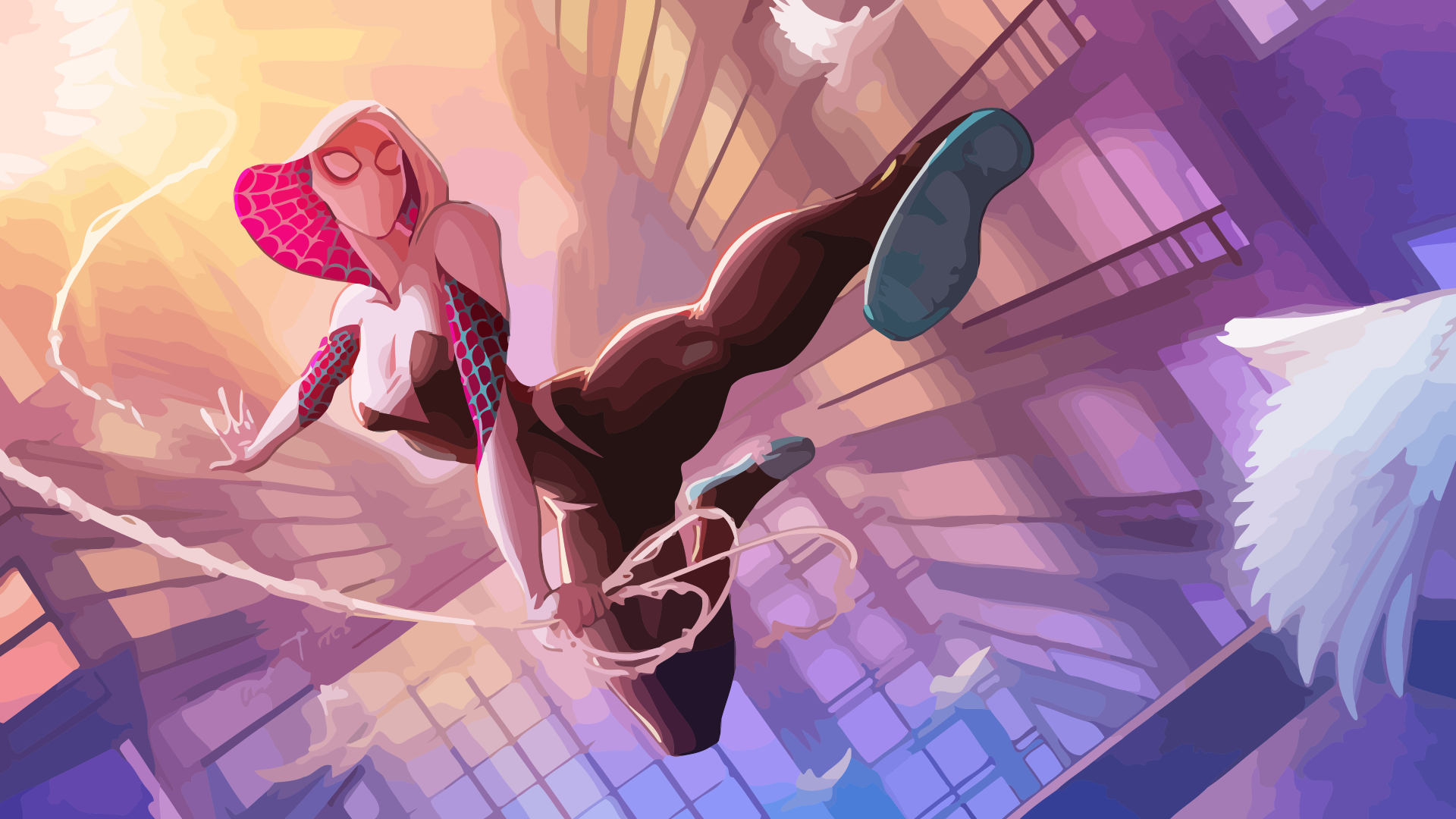 Spider-Gwen Marvel Comic Wallpapers