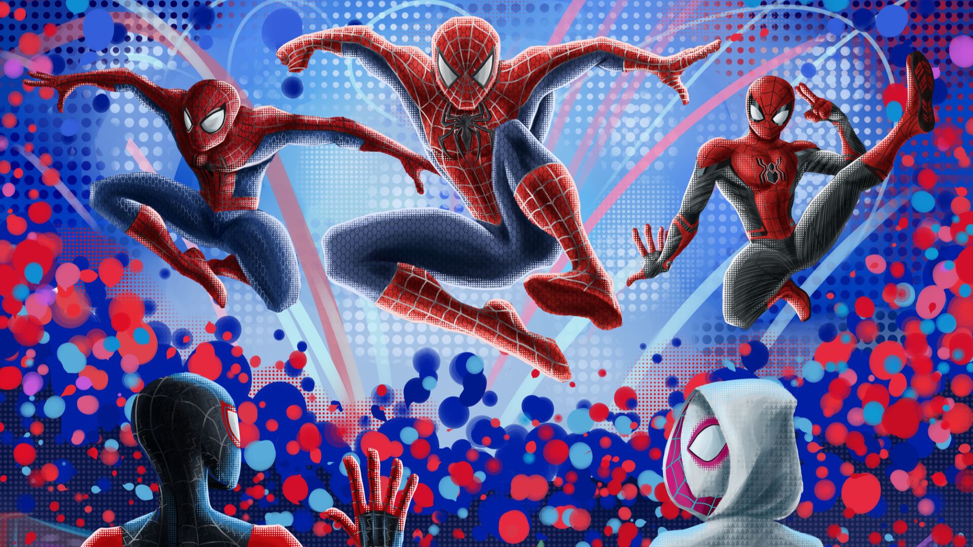 Spider-Man 2 Into The Spider-Verse Art Wallpapers