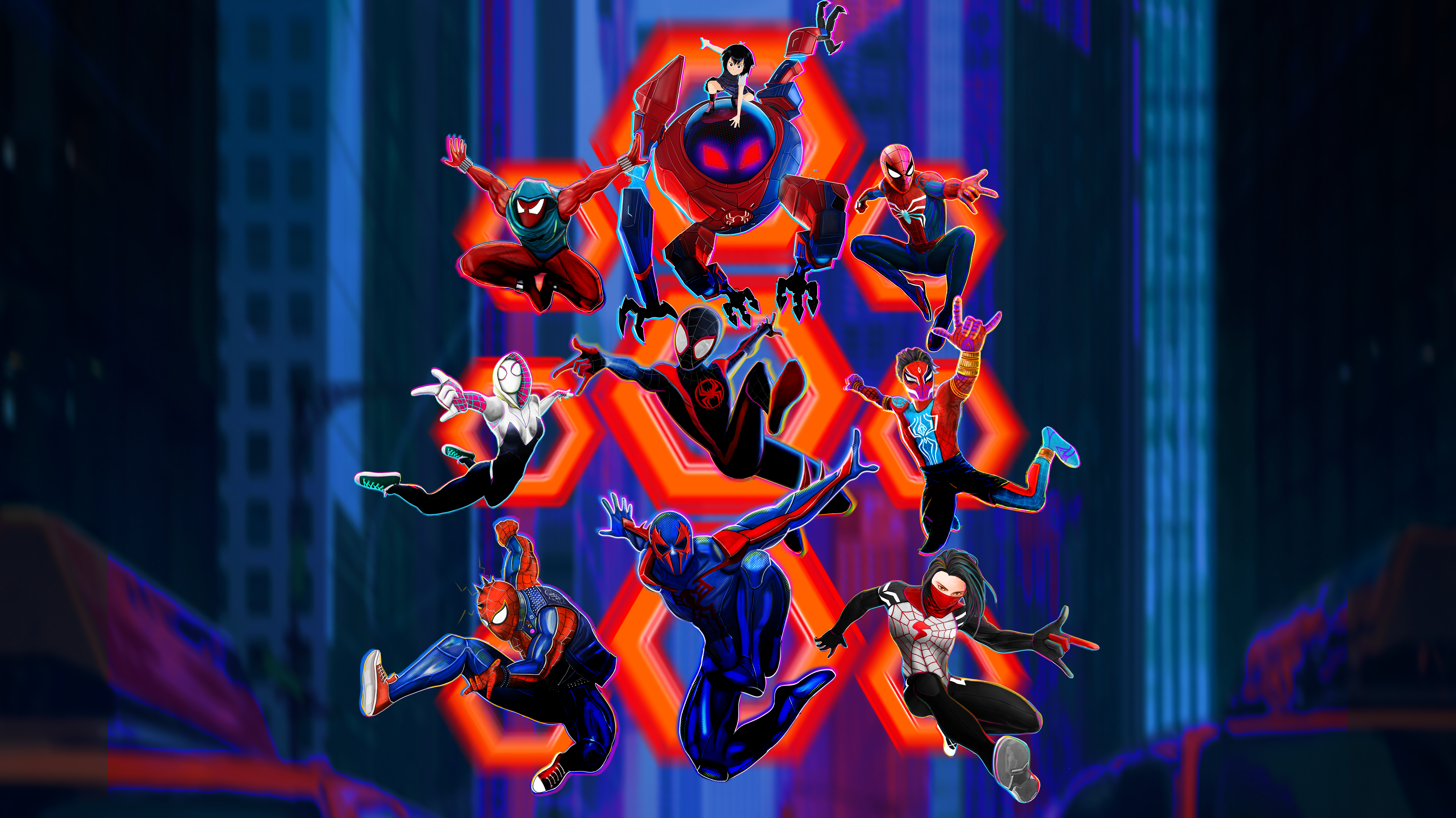 Spider-Man 2 Into The Spider-Verse Art Wallpapers