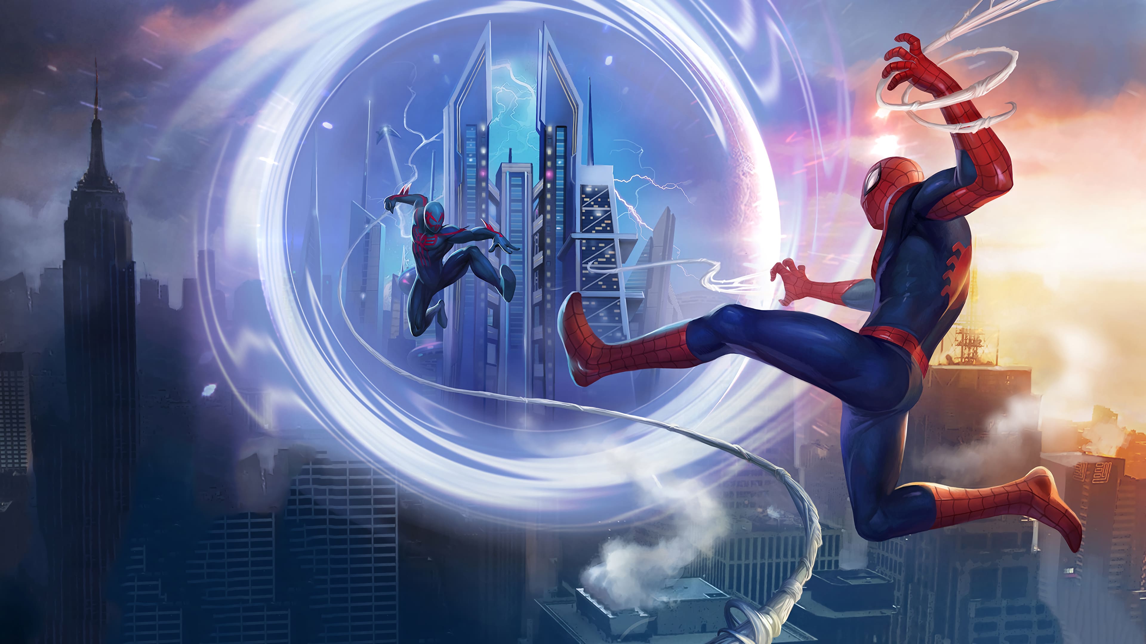 Spider-Man 4K Crossover Multiverse Wallpapers