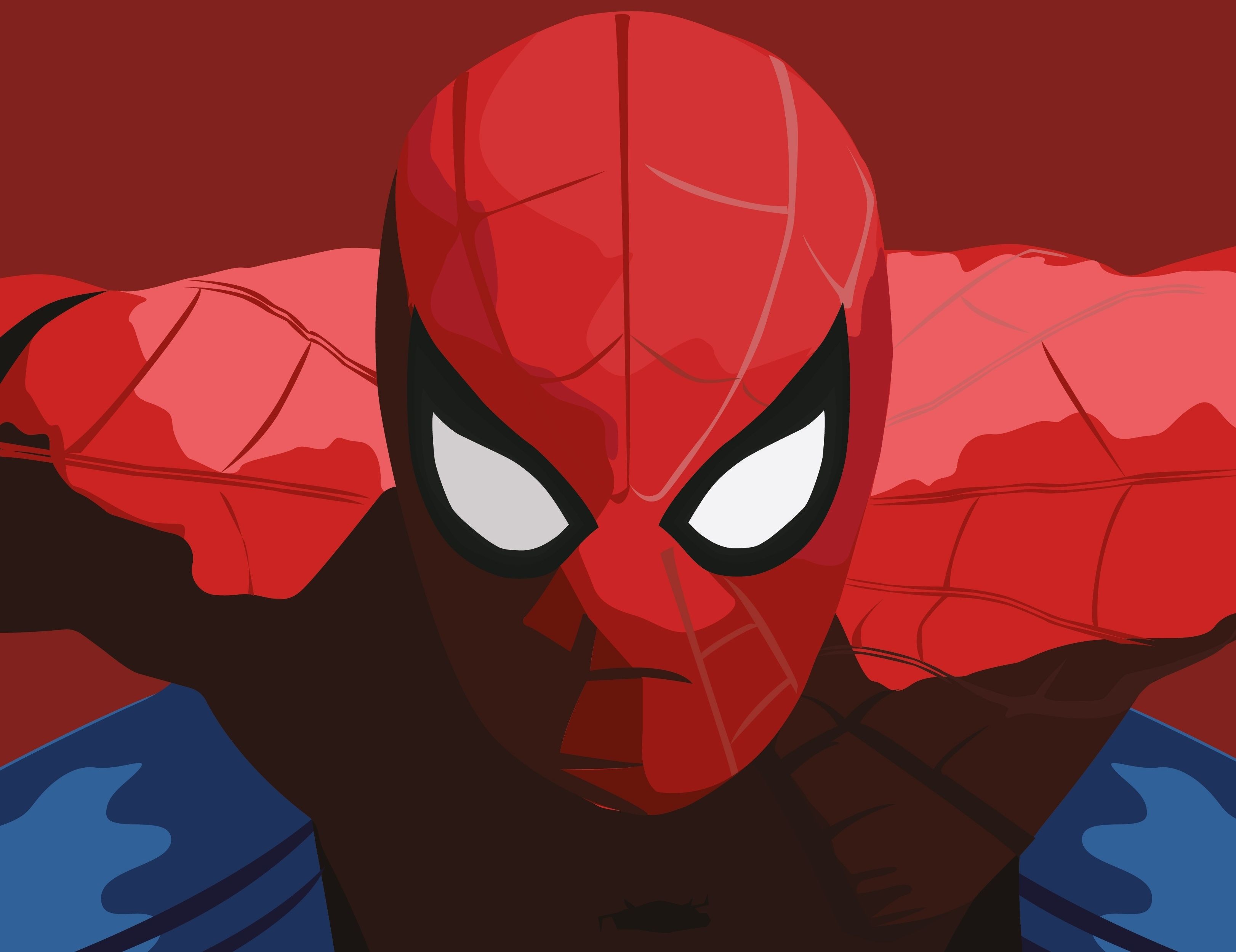 Spider-Man 4K Marvel Minimal Art Wallpapers