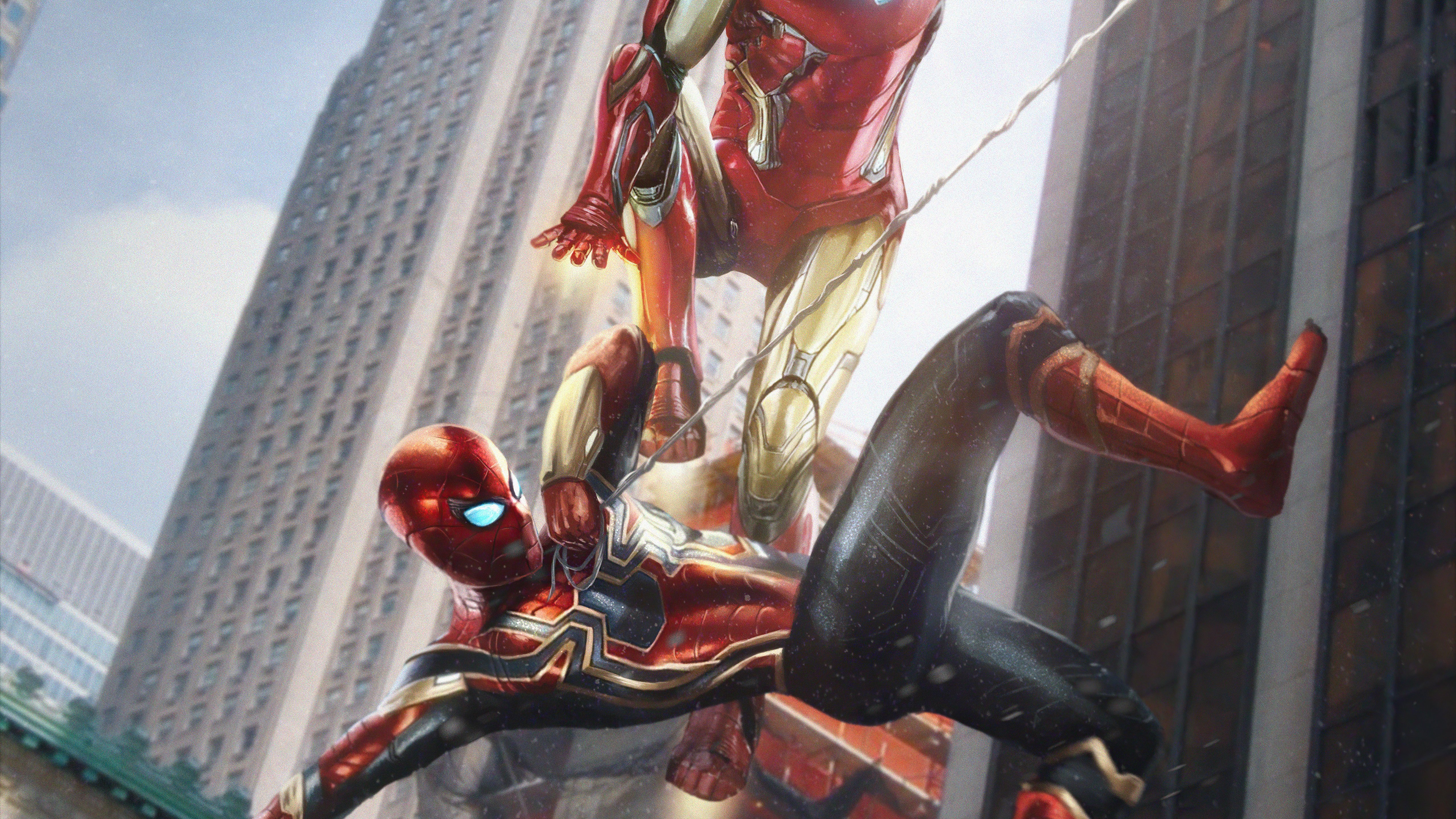 Spider Man And Iron Man Wallpapers