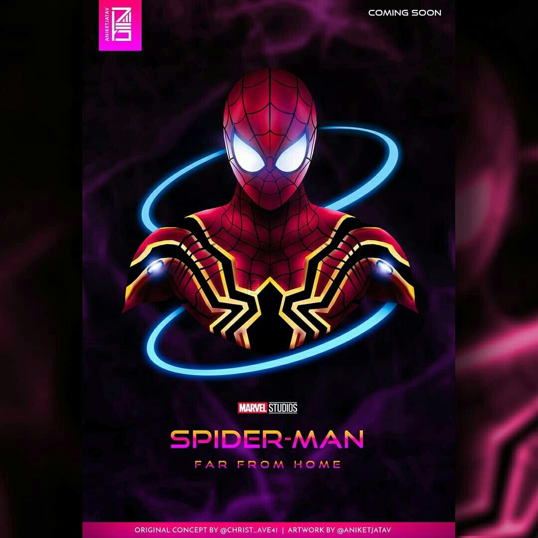 Spider Man And Zendaya In Spider Man Far From Home Wallpapers