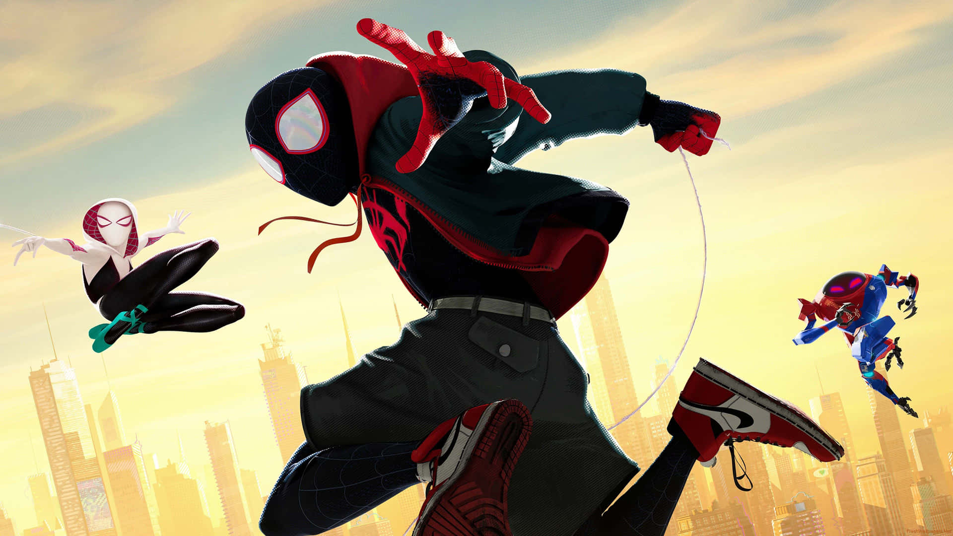 Spider-Man Art Into The Spider-Verse 4K Wallpapers