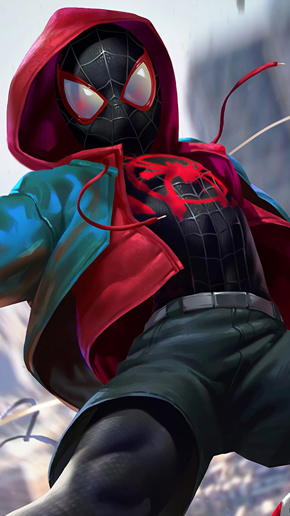 Spider-Man Art Into The Spider-Verse 4K Wallpapers