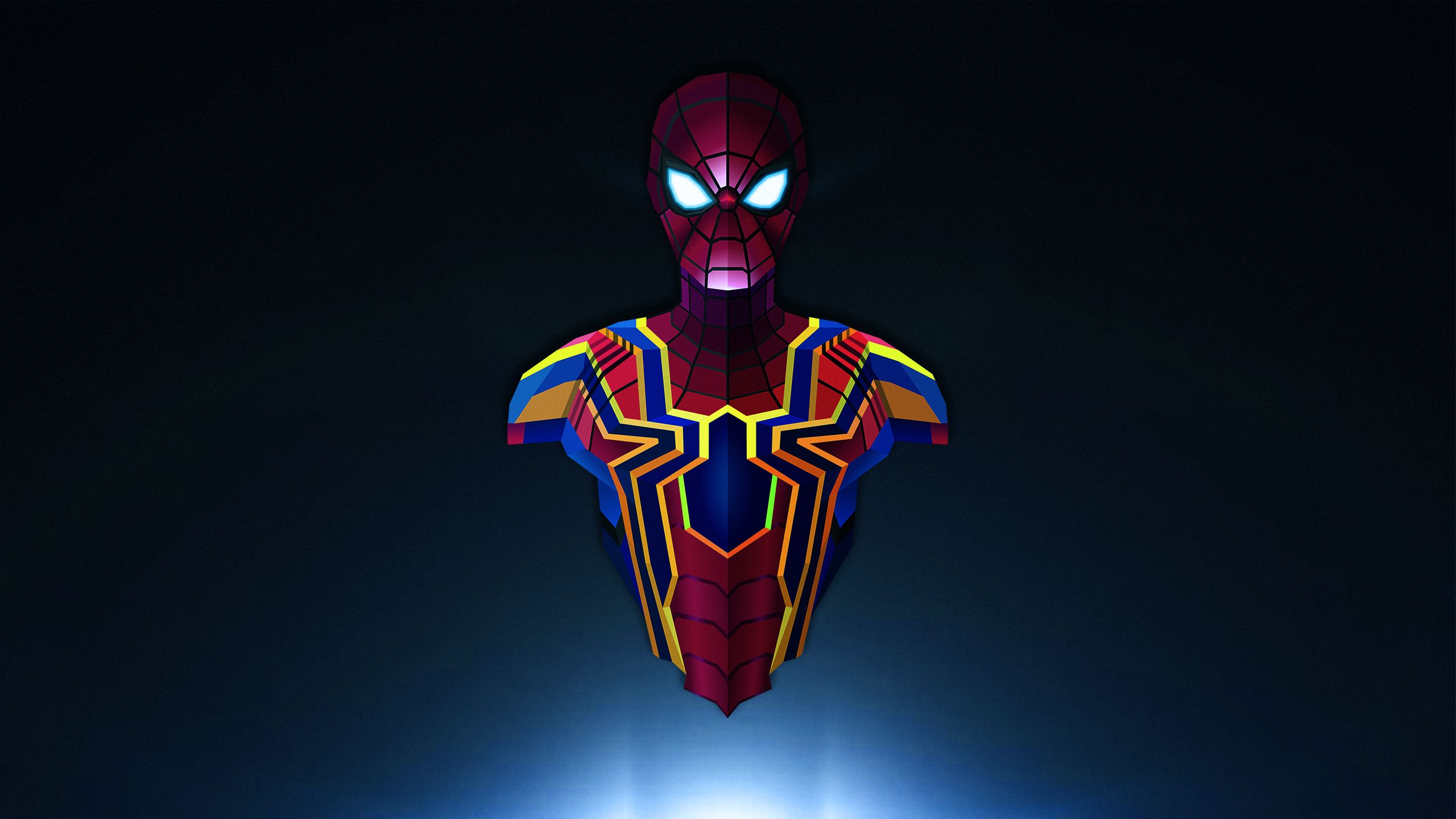 Spider-Man Dark Minimal Avengers Wallpapers