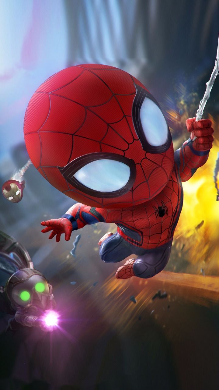 Spider Man Face Cartoon Wallpapers