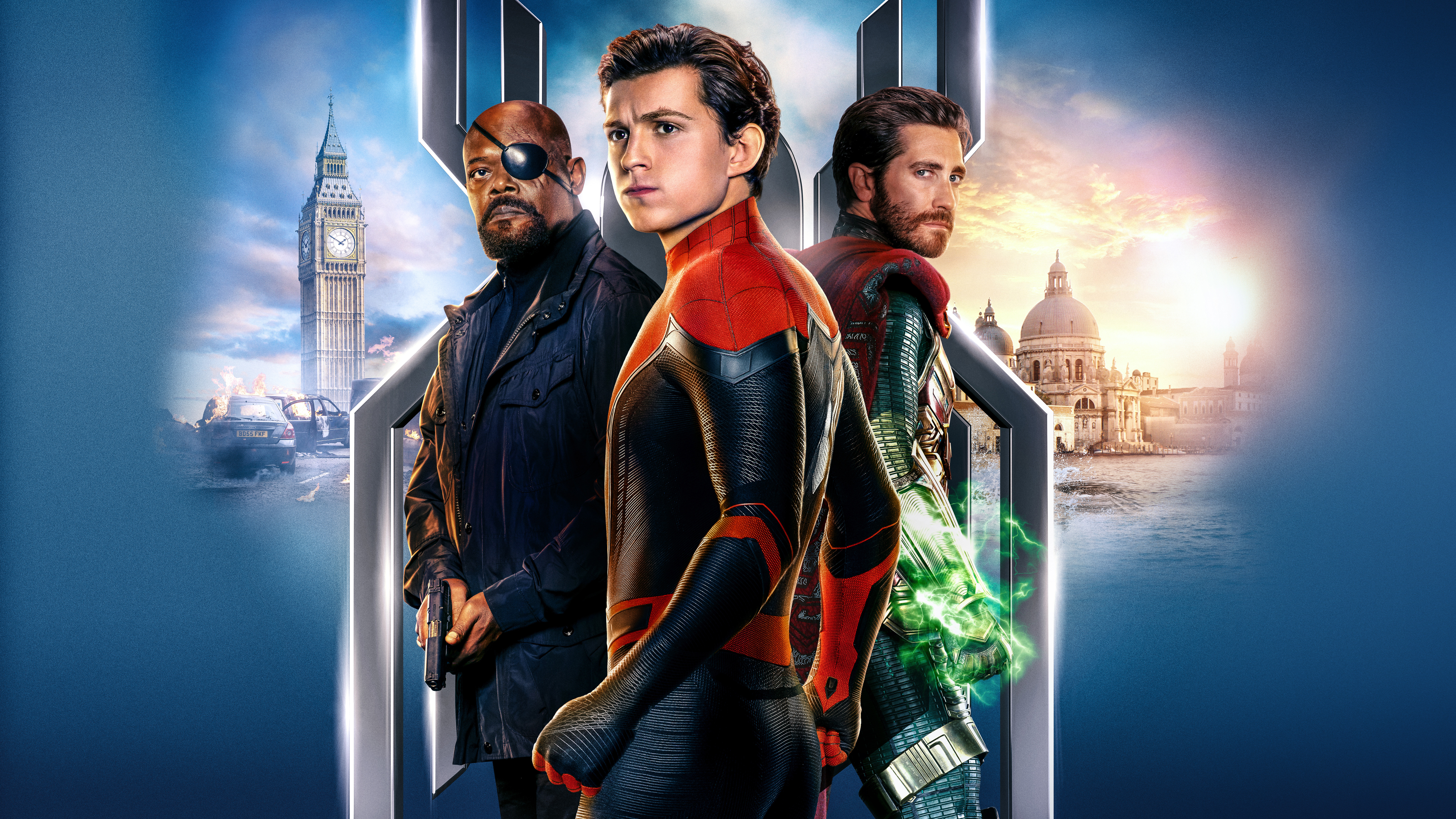 Spider-Man Far From Home Fan Keyart Wallpapers