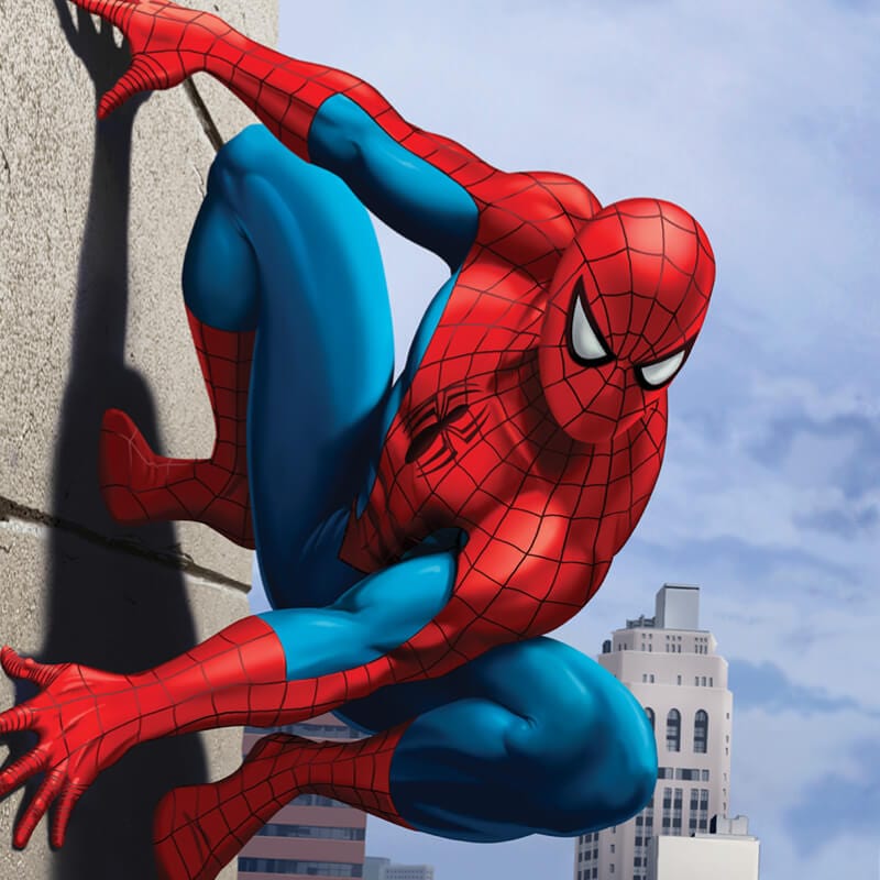 Spider Man Flying In Rain Wallpapers