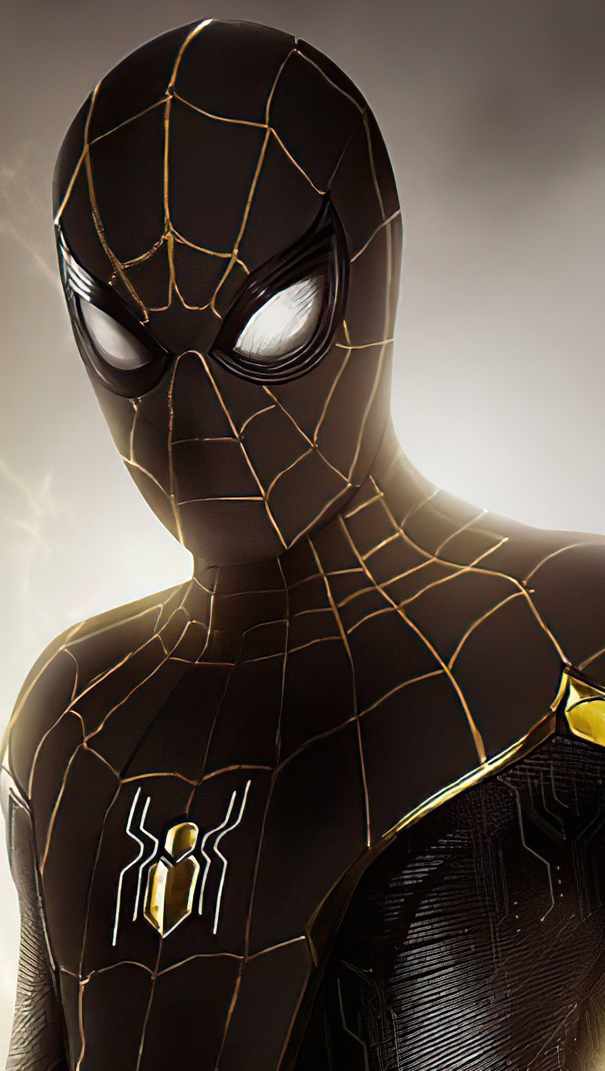 Spider-Man Gold Black Suit Wallpapers