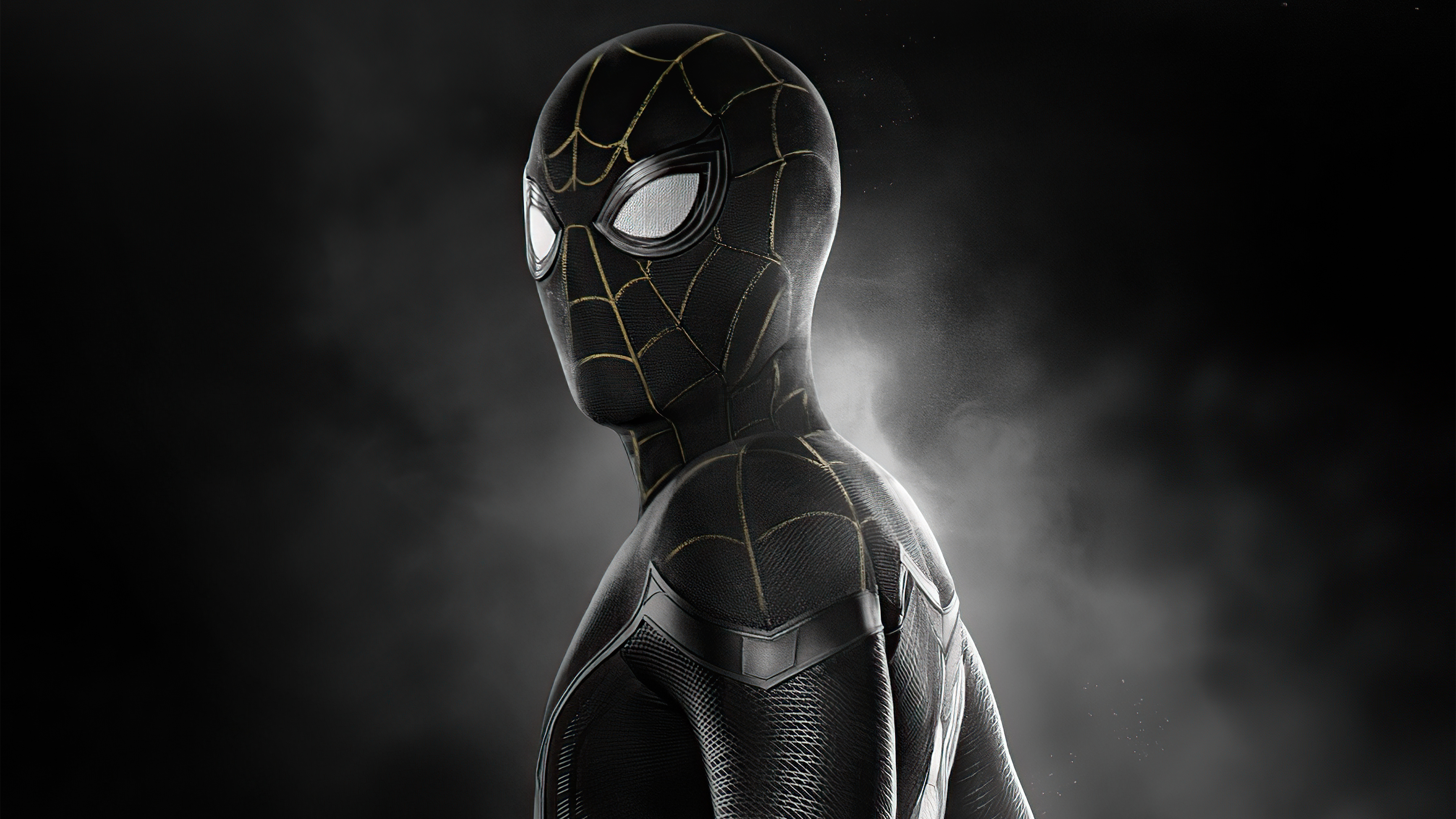 Spider-Man Gold Black Suit Wallpapers