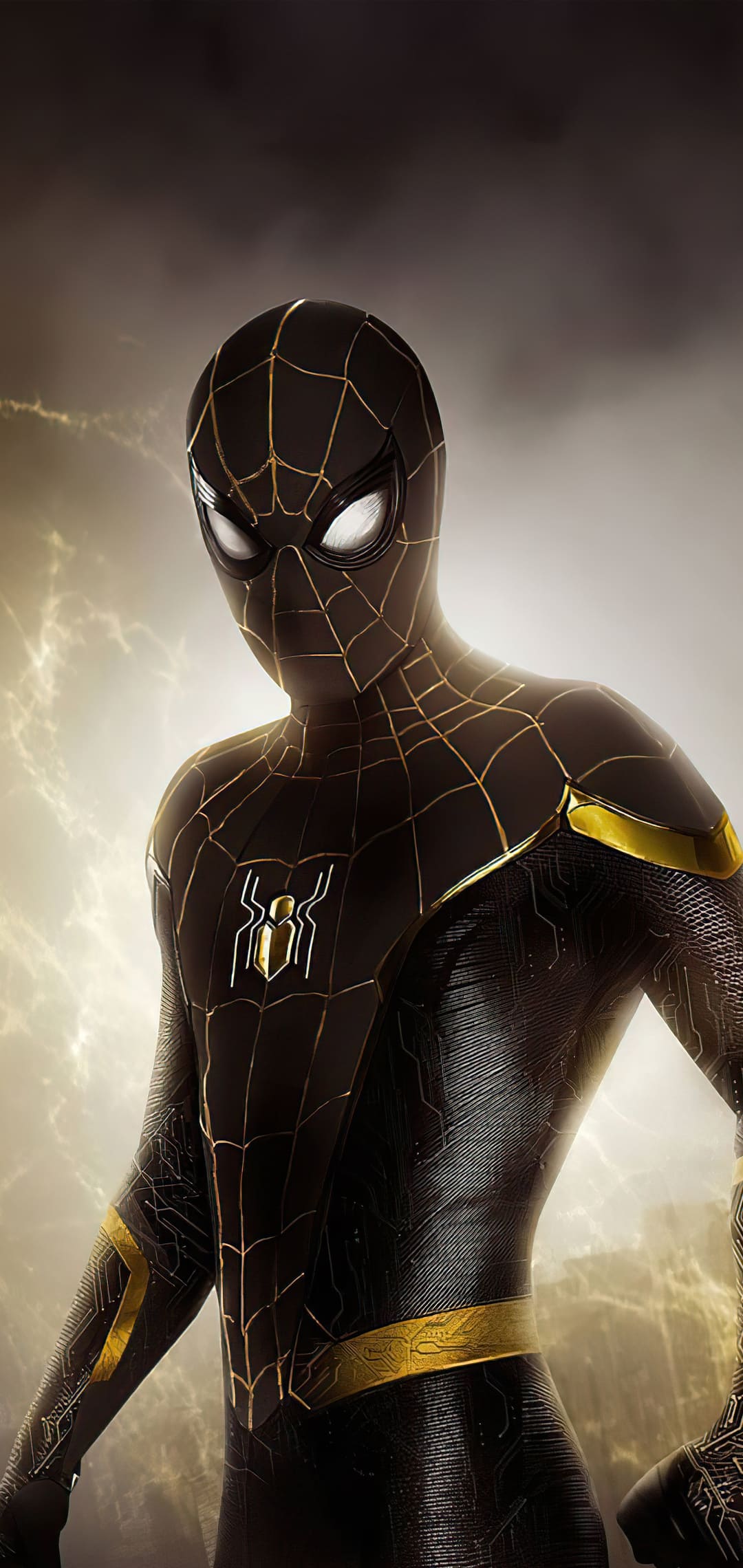 Spider-Man Gold Black Suit Wallpapers