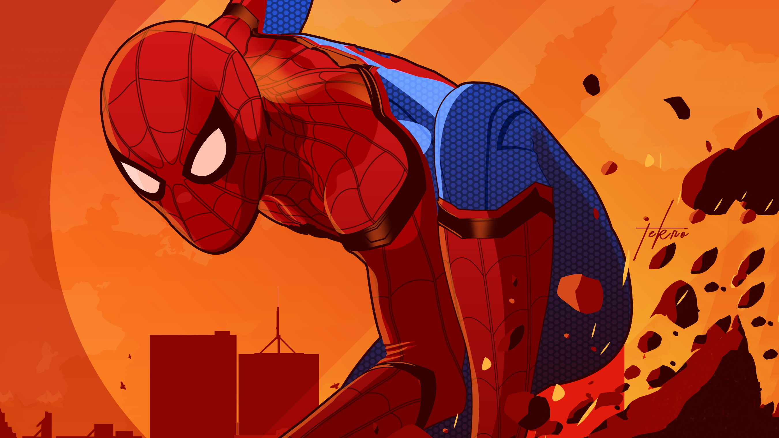 Spider Man Homecoming Art Wallpapers