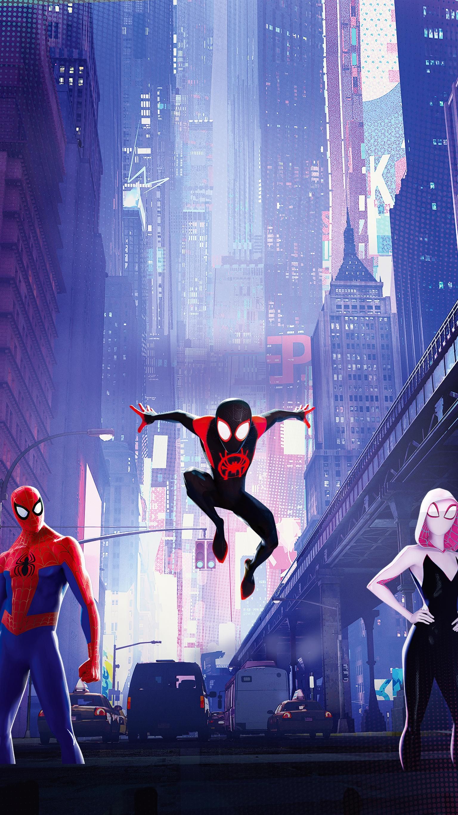 Spider-Man Into The Spider-Verse 2018 Official Poster Wallpapers