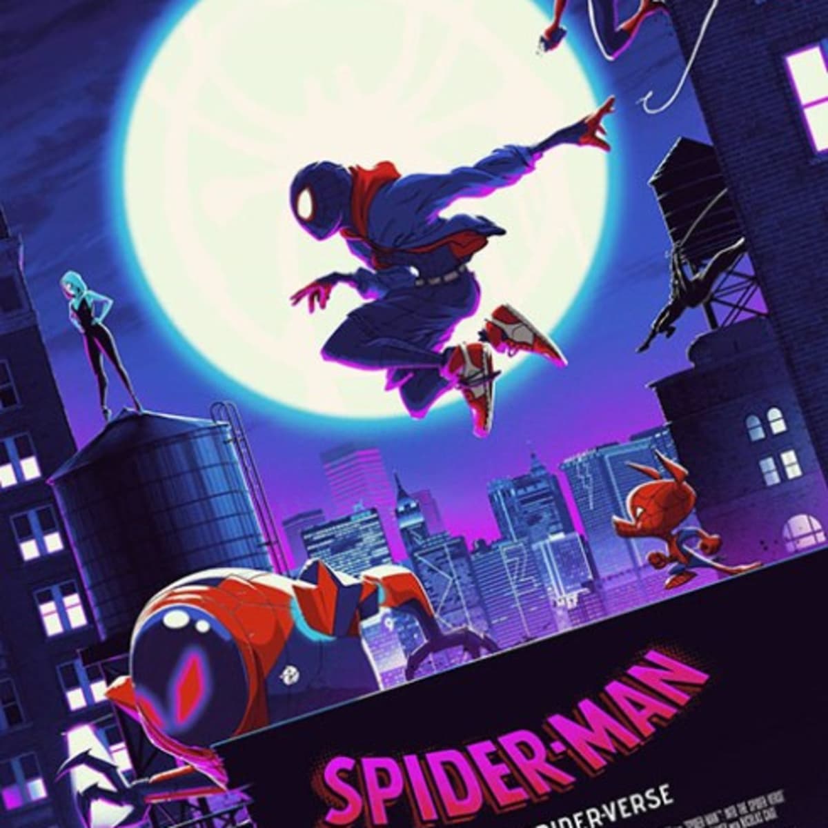 Spider-Man Into The Spider-Verse 2018 Official Poster Wallpapers