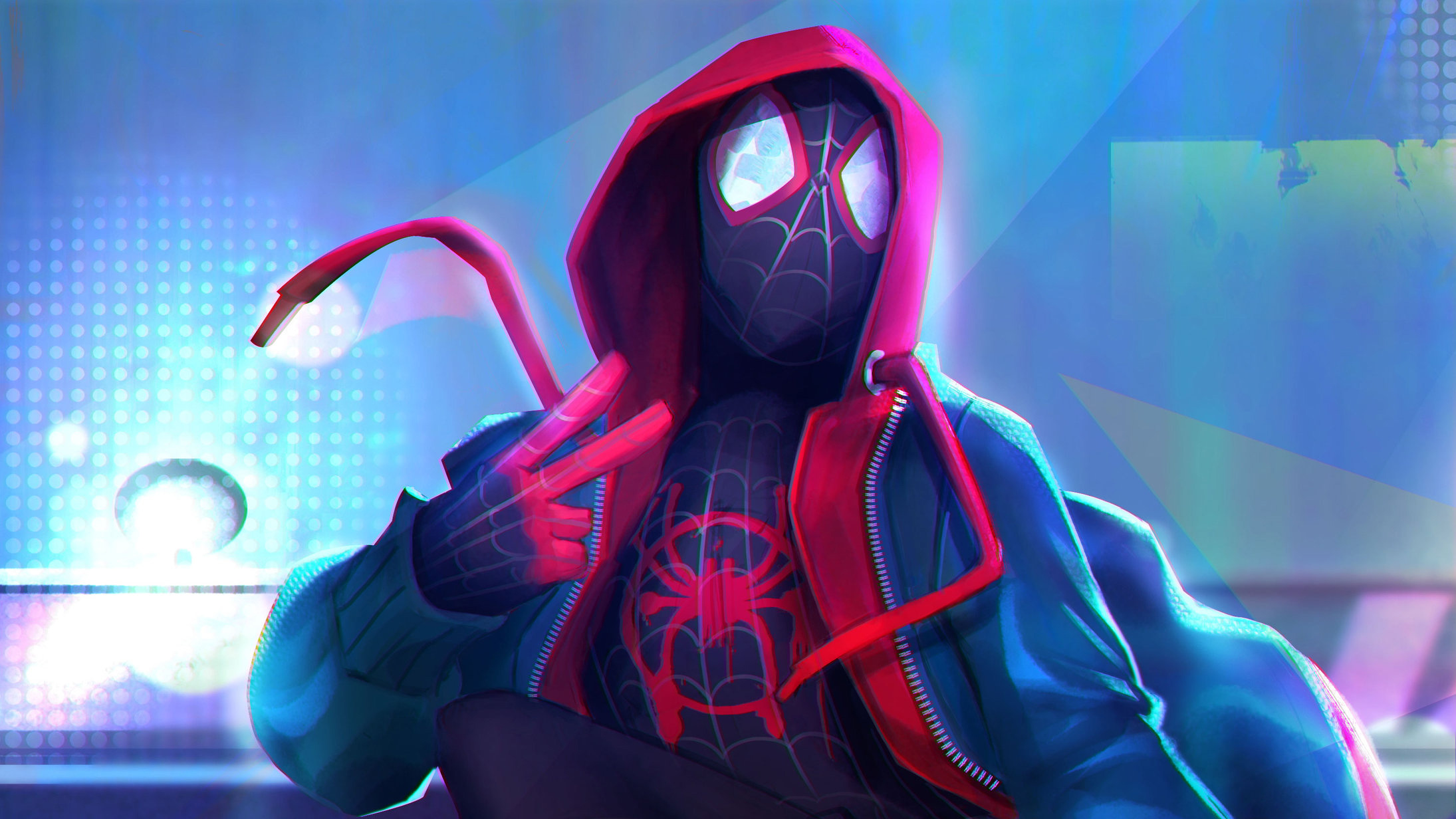 Spider Man Into The Spider Verse Graffiti Wallpapers