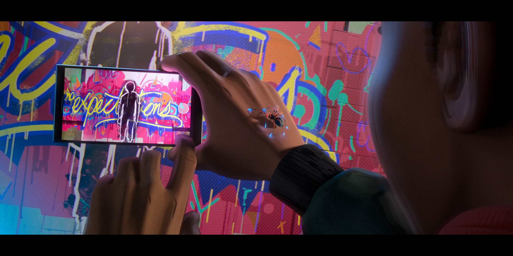 Spider Man Into The Spider Verse Graffiti Wallpapers