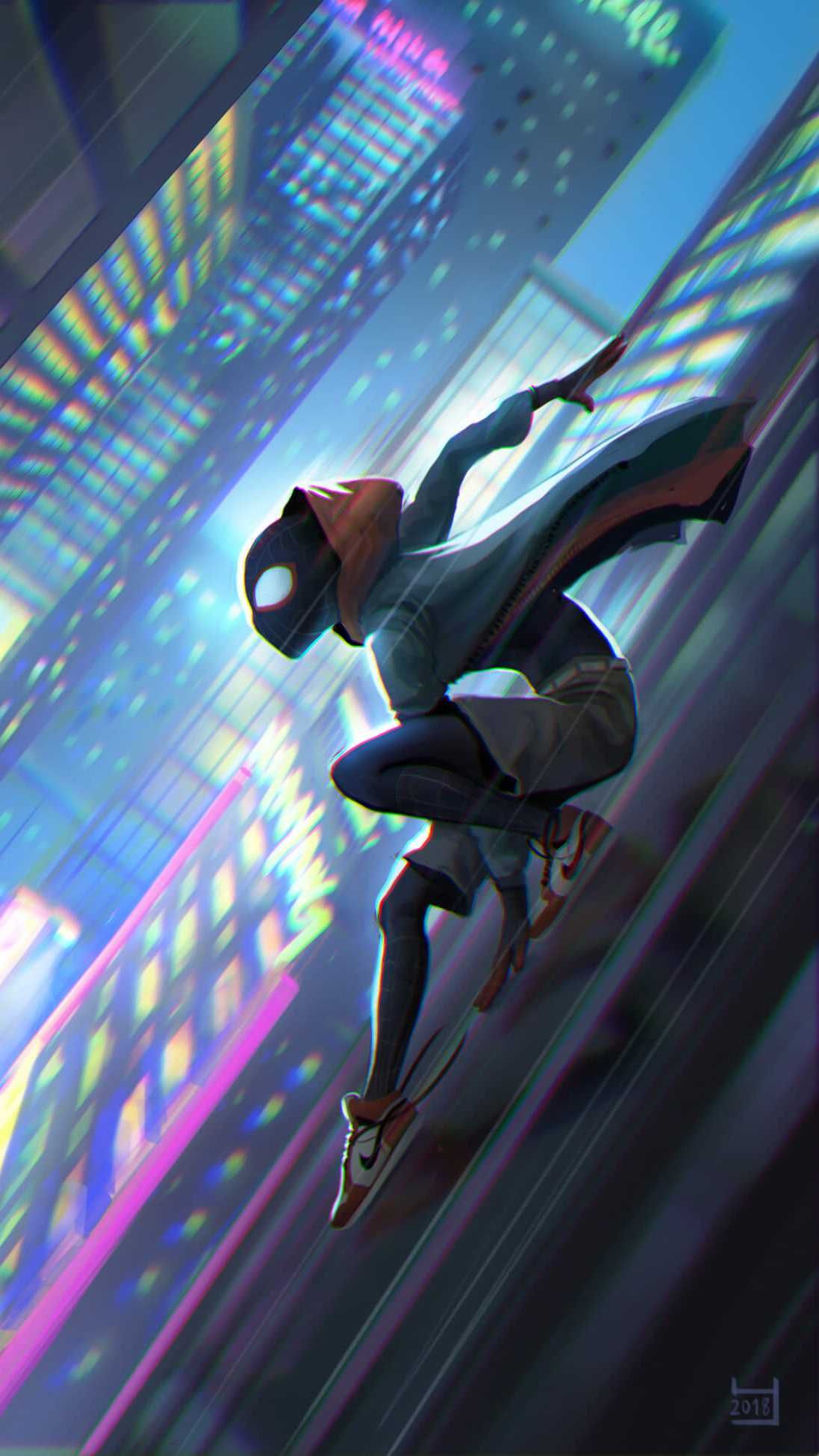 Spider Man Into The Spider Verse Iphone Wallpapers