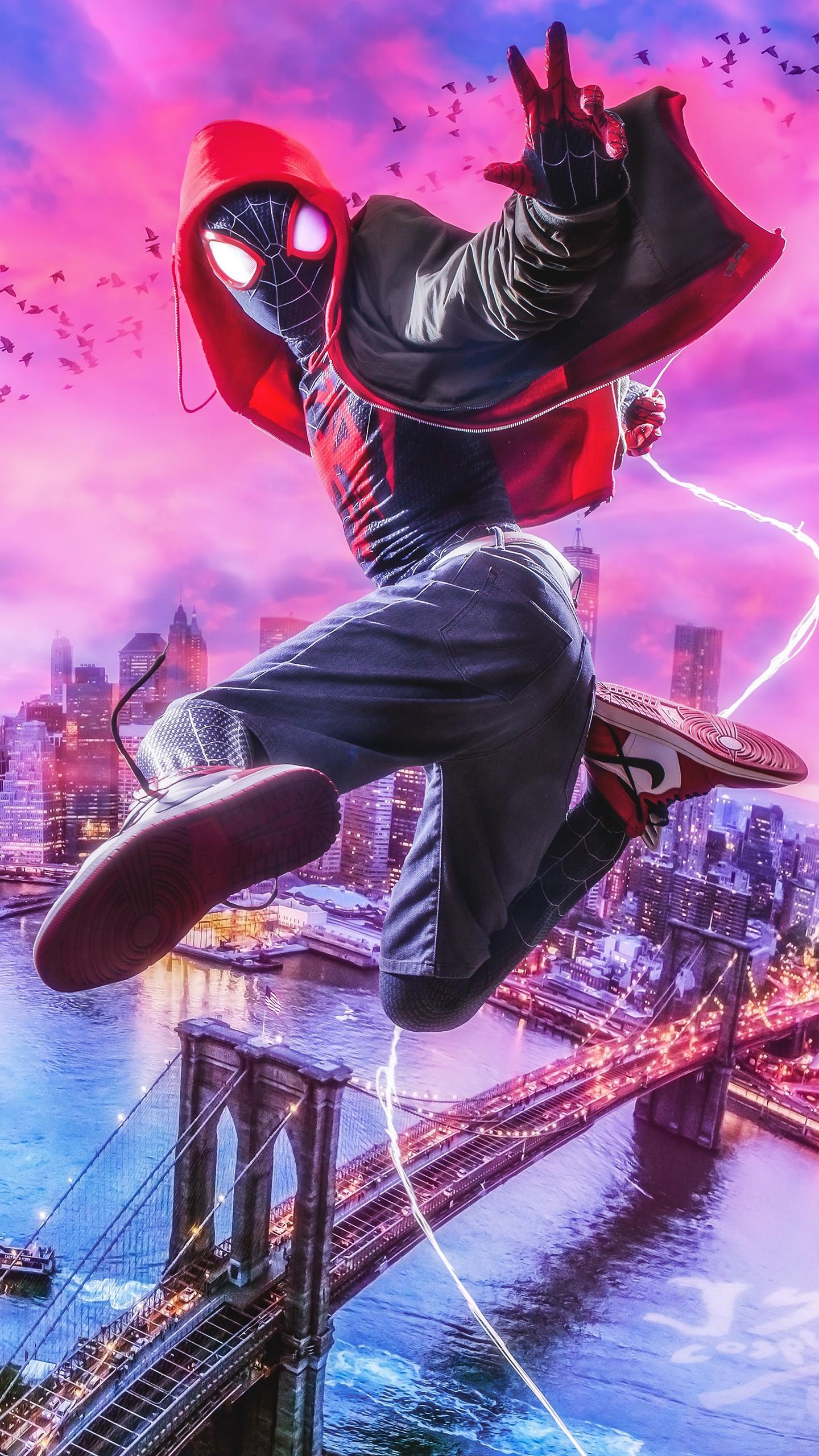 Spider Man Into The Spider Verse Iphone Wallpapers