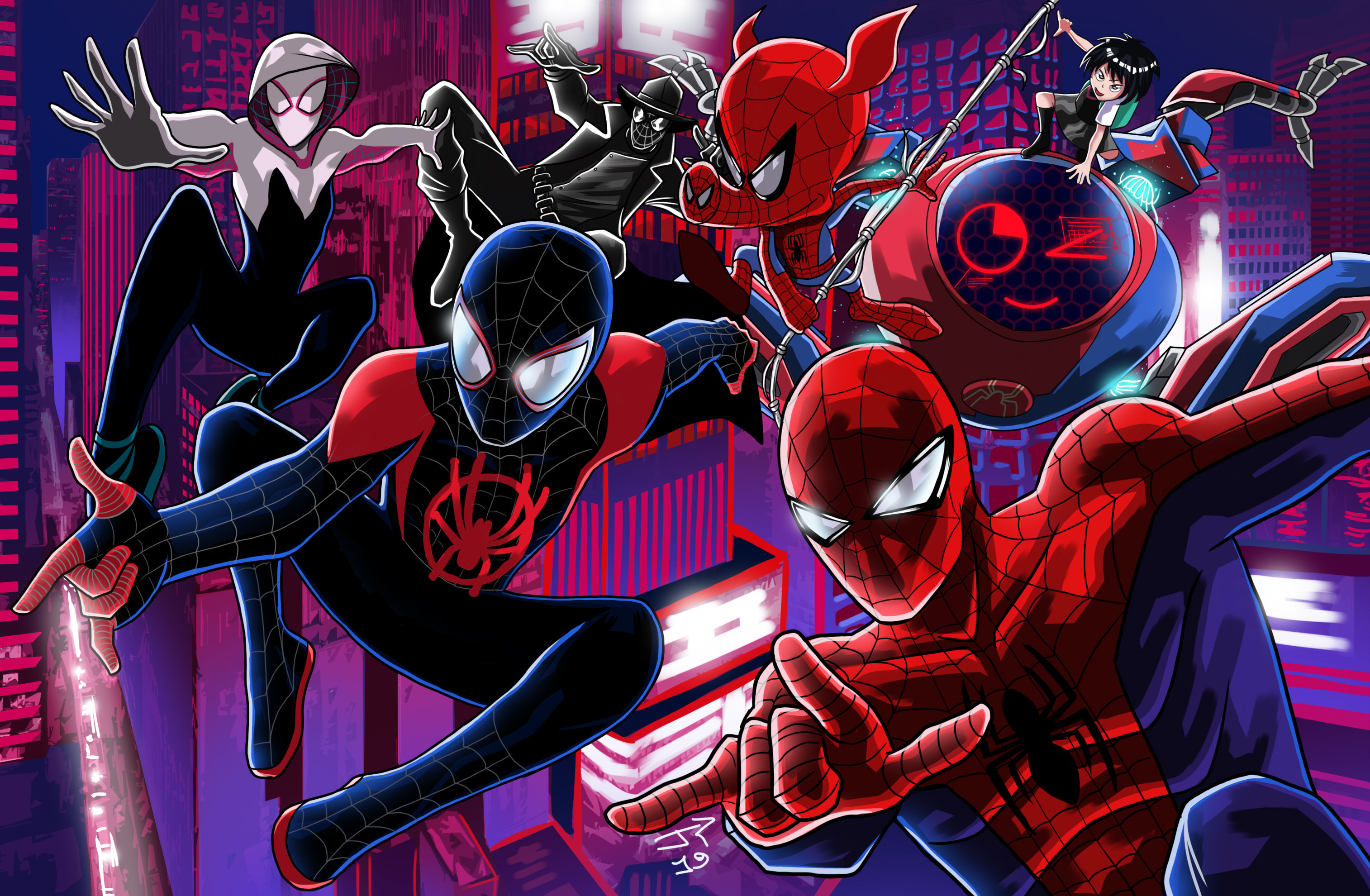 Spider-Man Into The Spider-Verse Movie Wallpapers