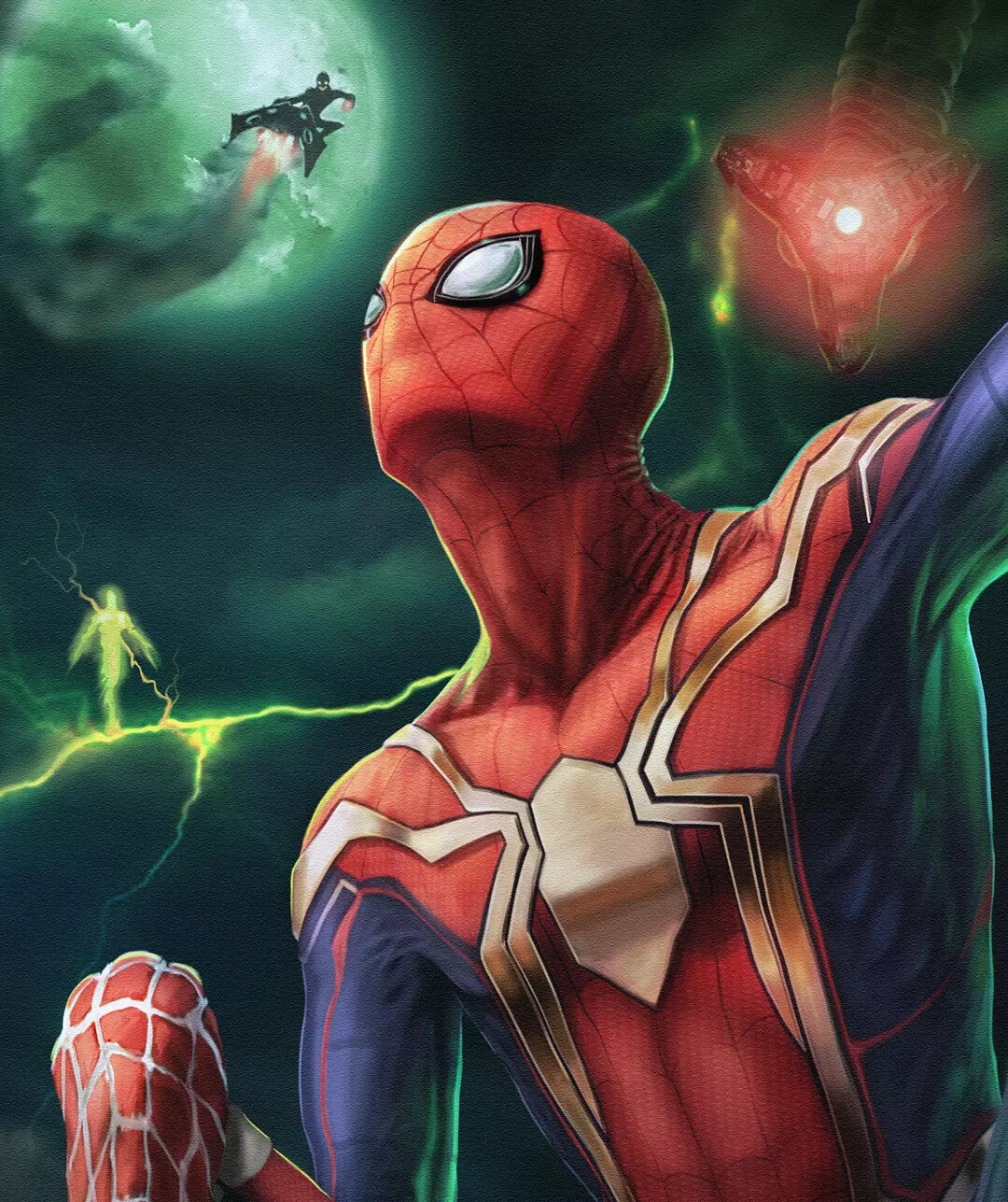 Spider-Man No Way Home Face Digital Art Wallpapers