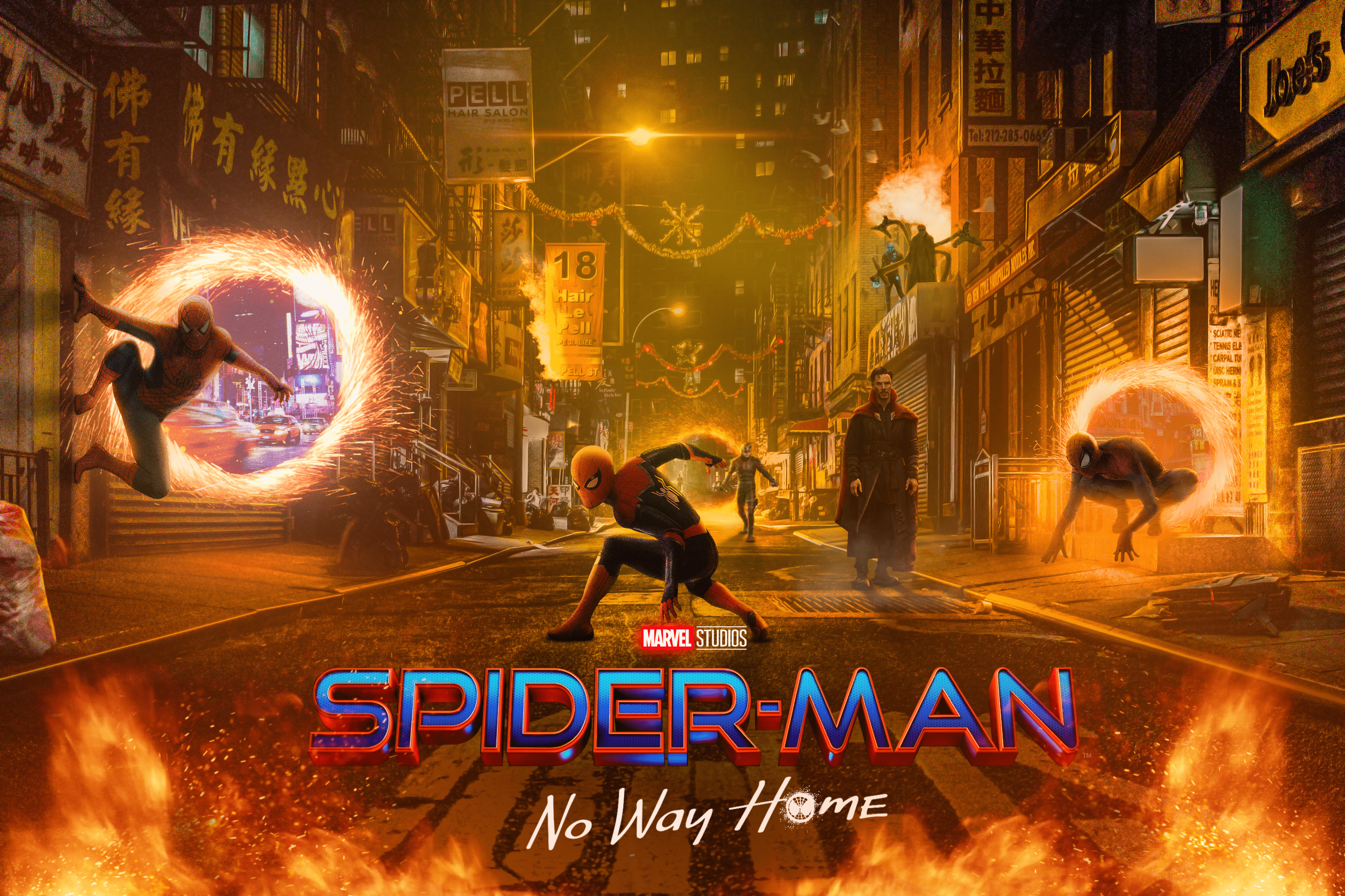 Spider-Man No Way Home Fan Art Wallpapers