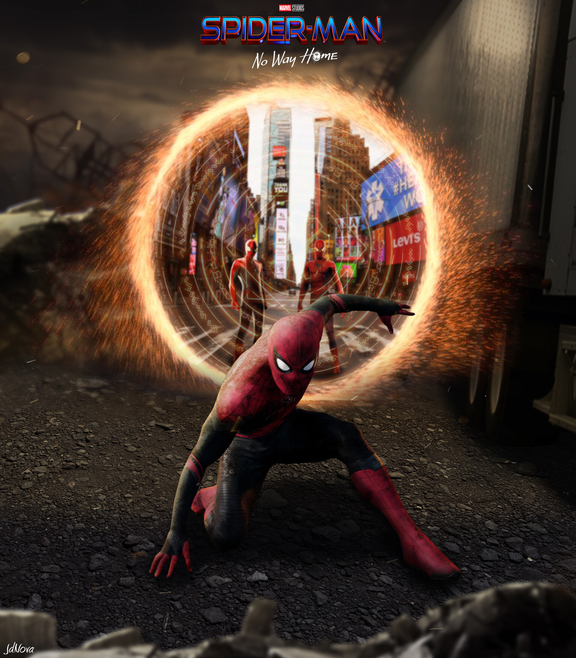 Spider-Man No Way Home Portals Wallpapers