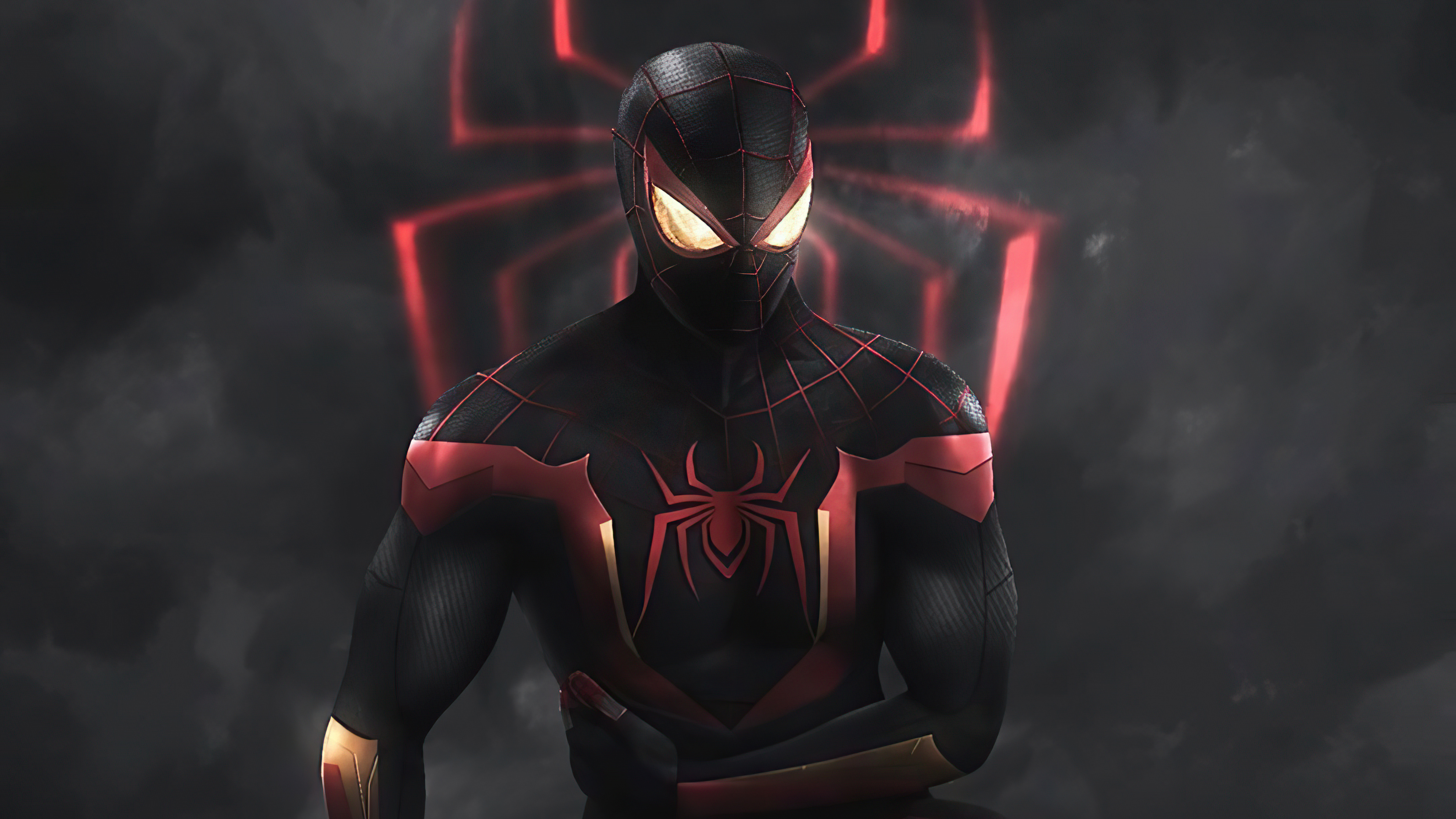 Spider Man Red And Black Suit Art Wallpapers