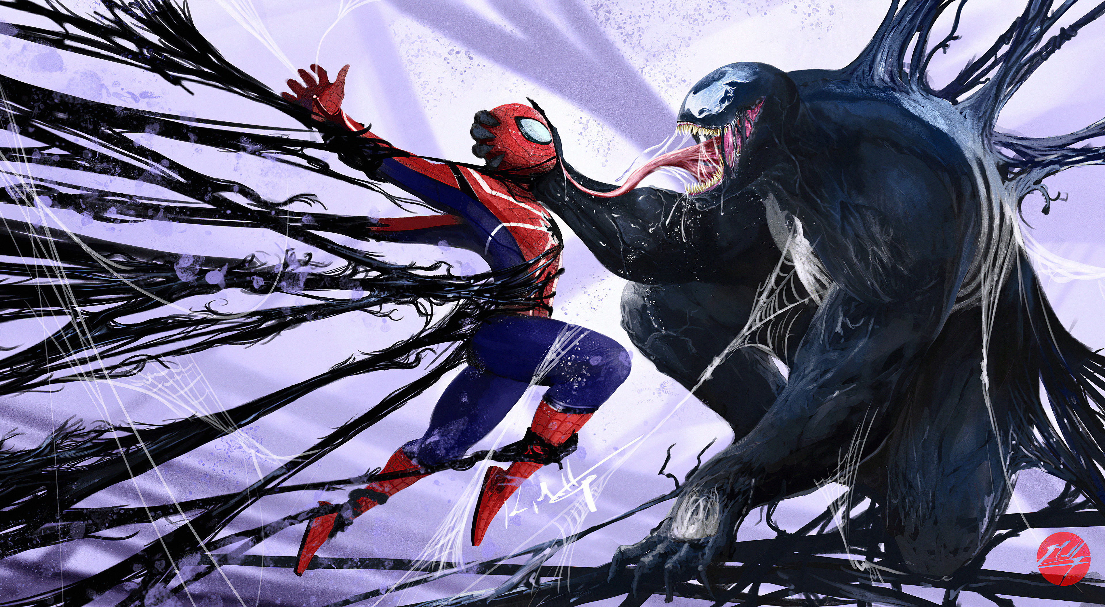 Spider-Man Venom Skin Wallpapers