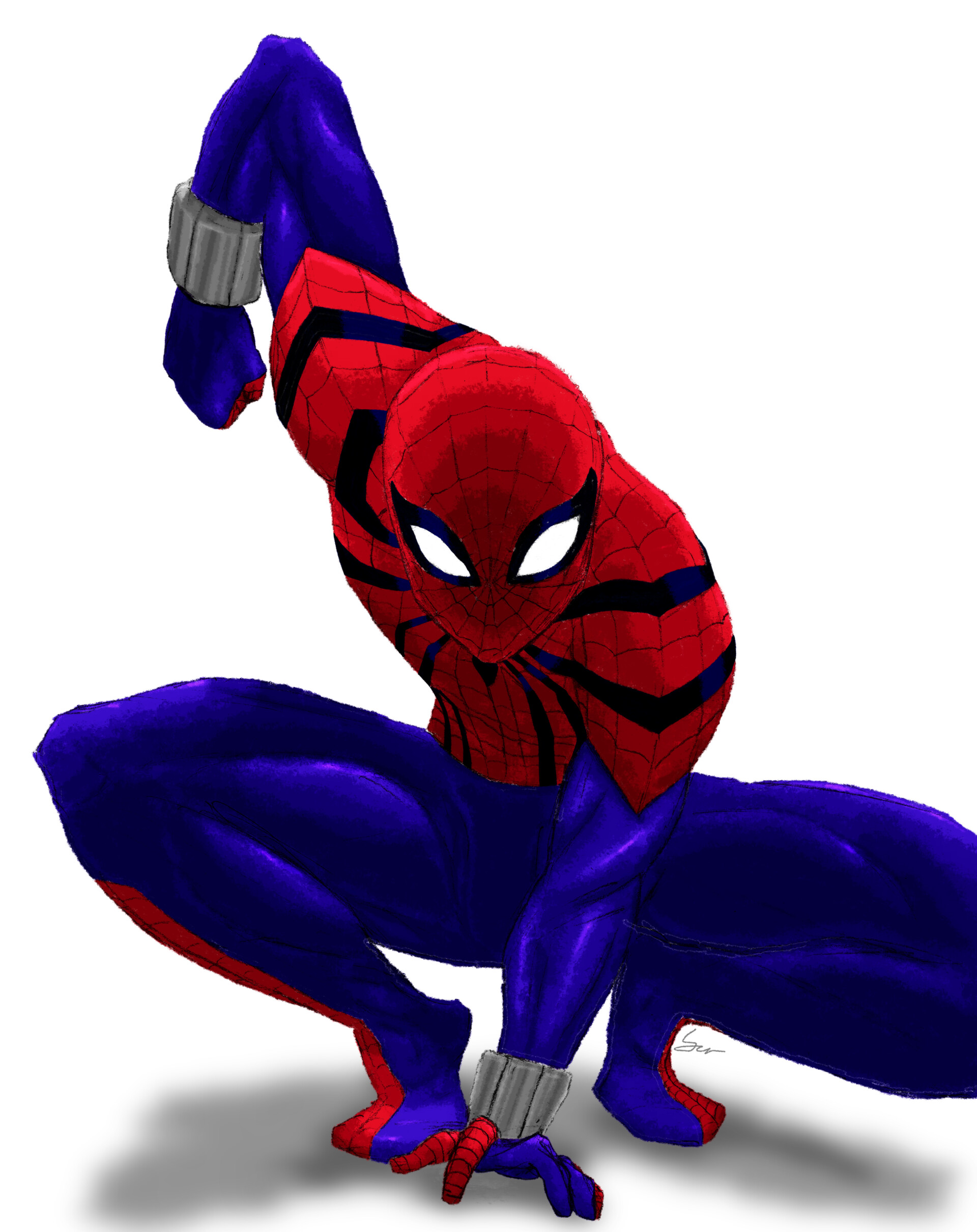 Spider Man White Background