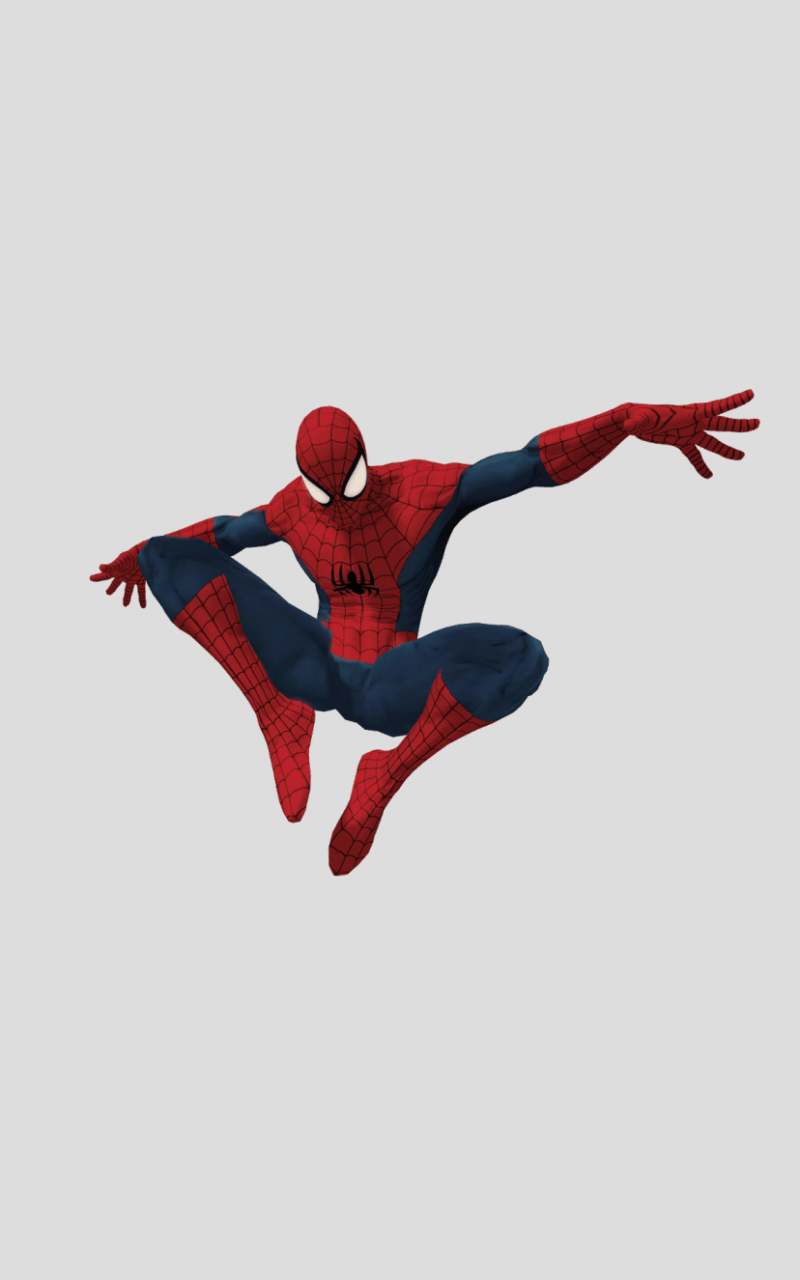 Spider Man White Background