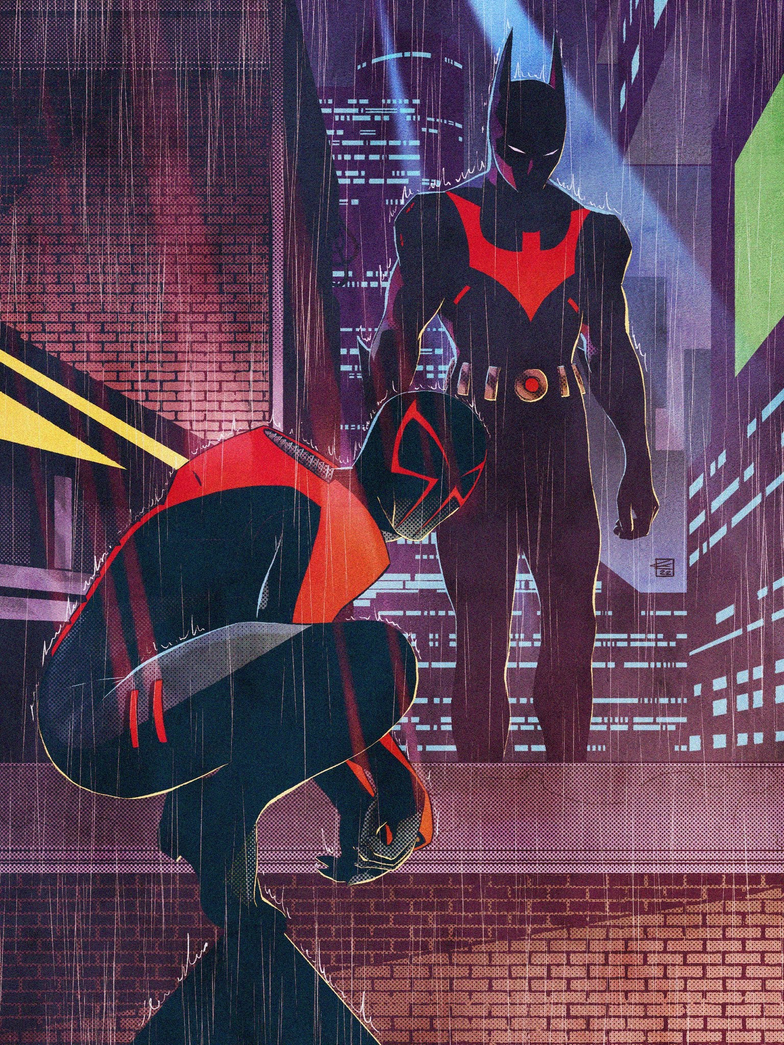 Spiderman 2099 Vs Batman Beyond Wallpapers