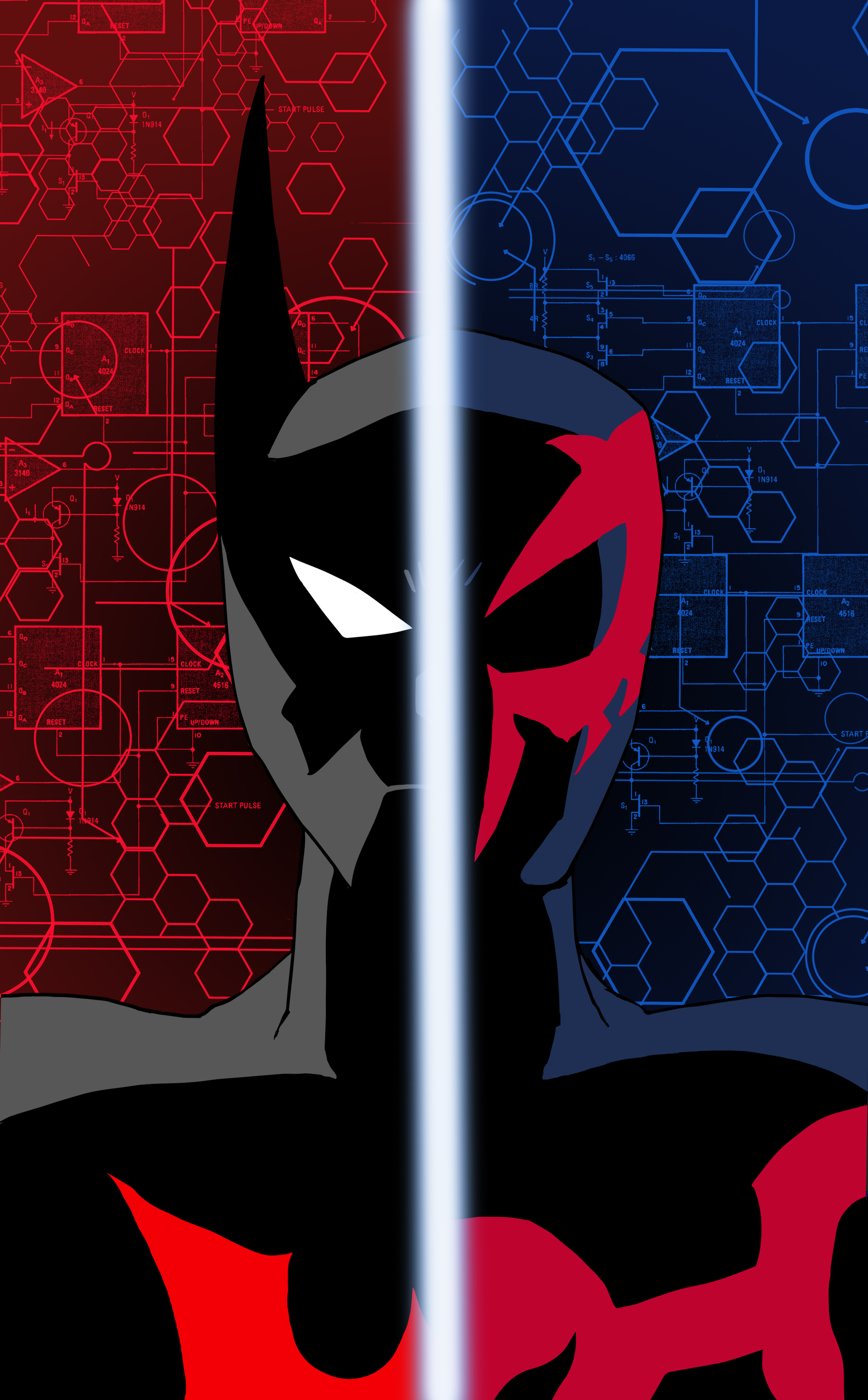 Spiderman 2099 Vs Batman Beyond Wallpapers