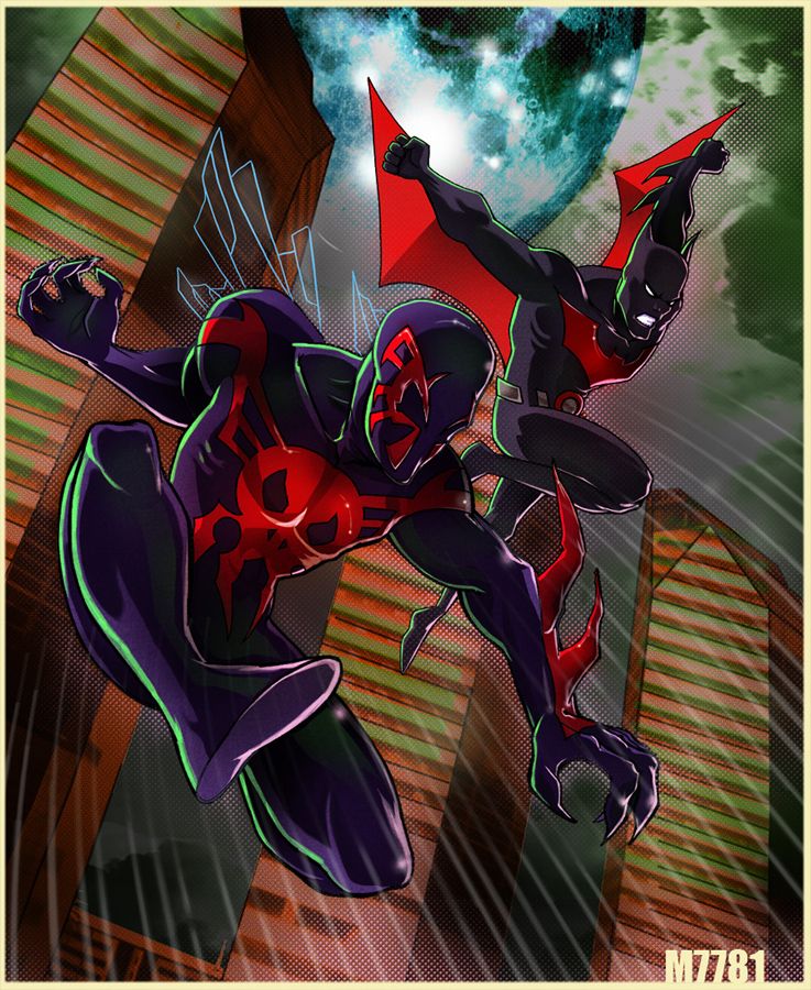 Spiderman 2099 Vs Batman Beyond Wallpapers