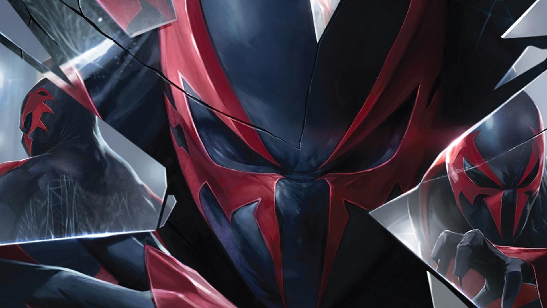 Spiderman 2099 Vs Batman Beyond Wallpapers