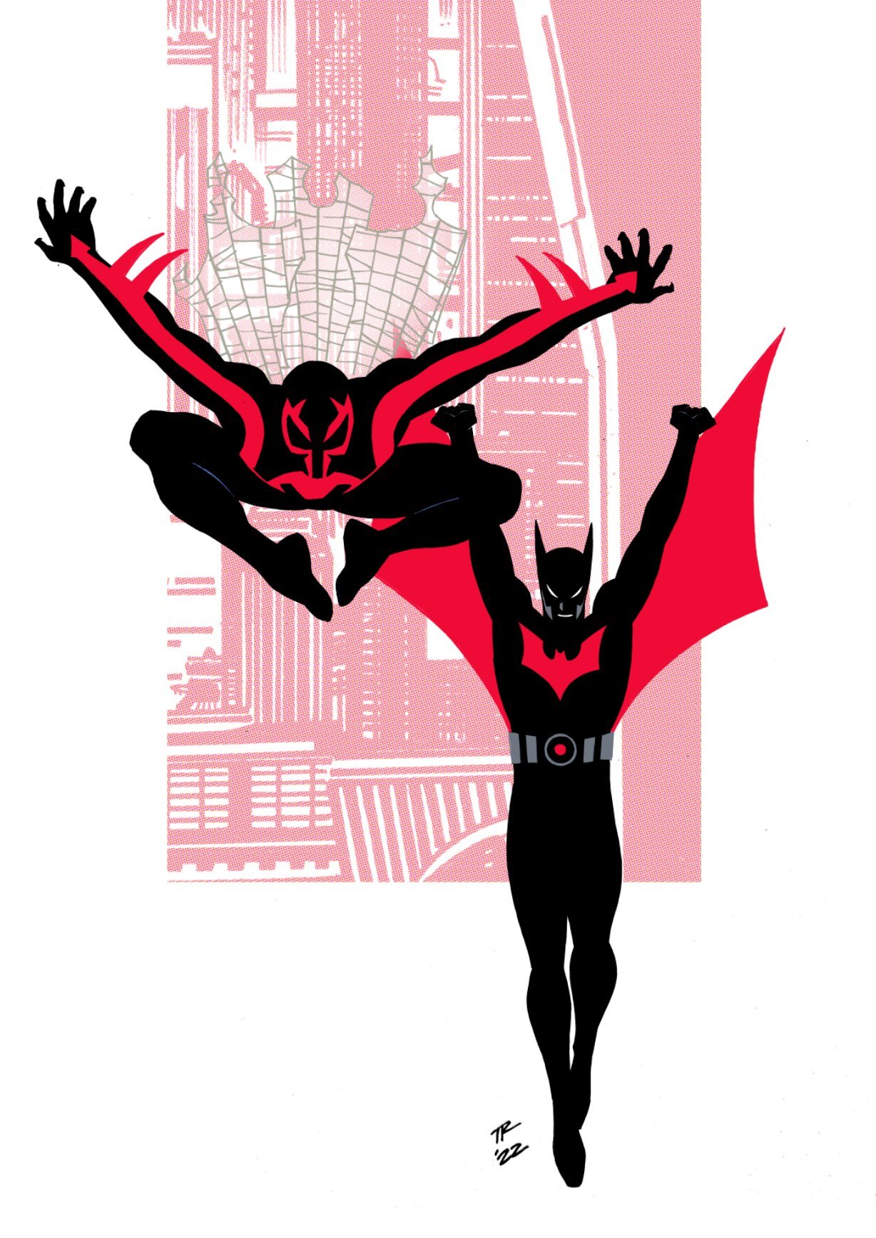 Spiderman 2099 Vs Batman Beyond Wallpapers