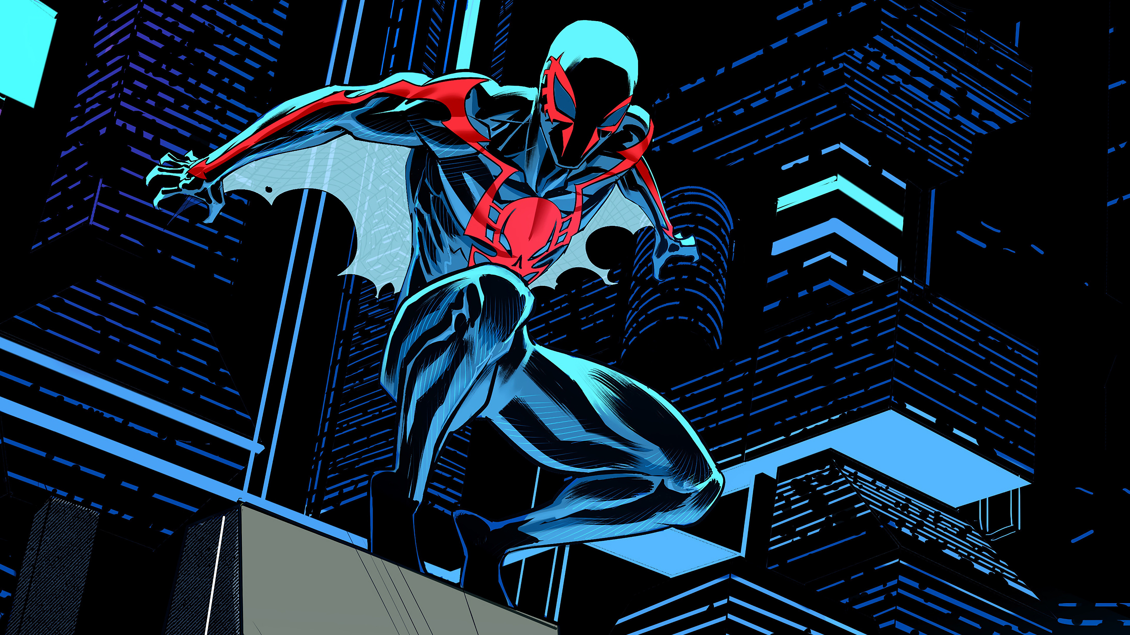 Spiderman 2099 Vs Batman Beyond Wallpapers