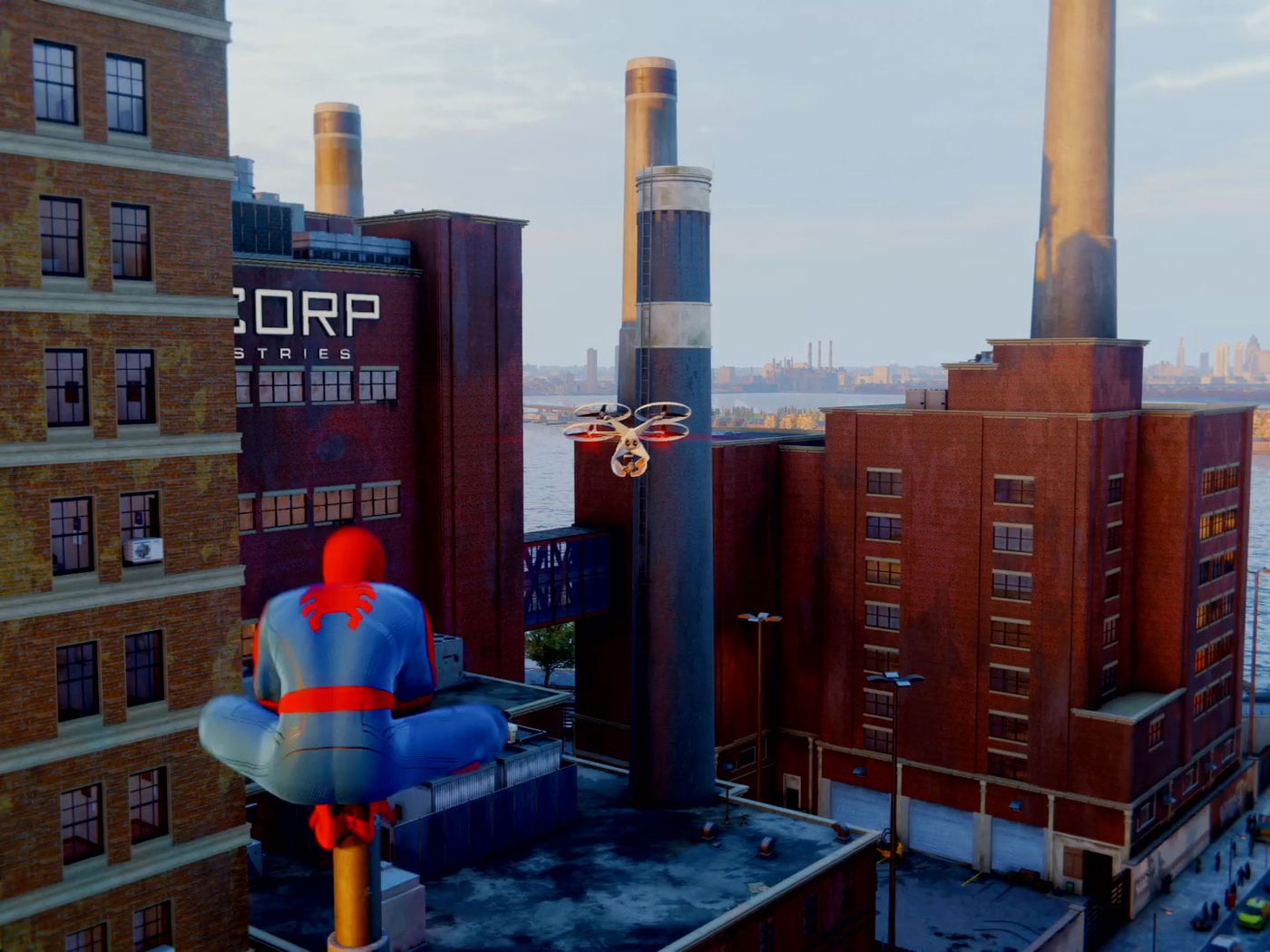 Spiderman Against Drones Wallpapers