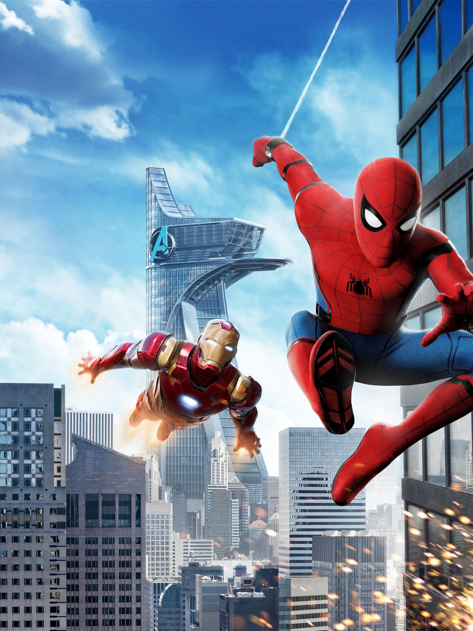 Spiderman And Iron Man Artwork Wallpapers