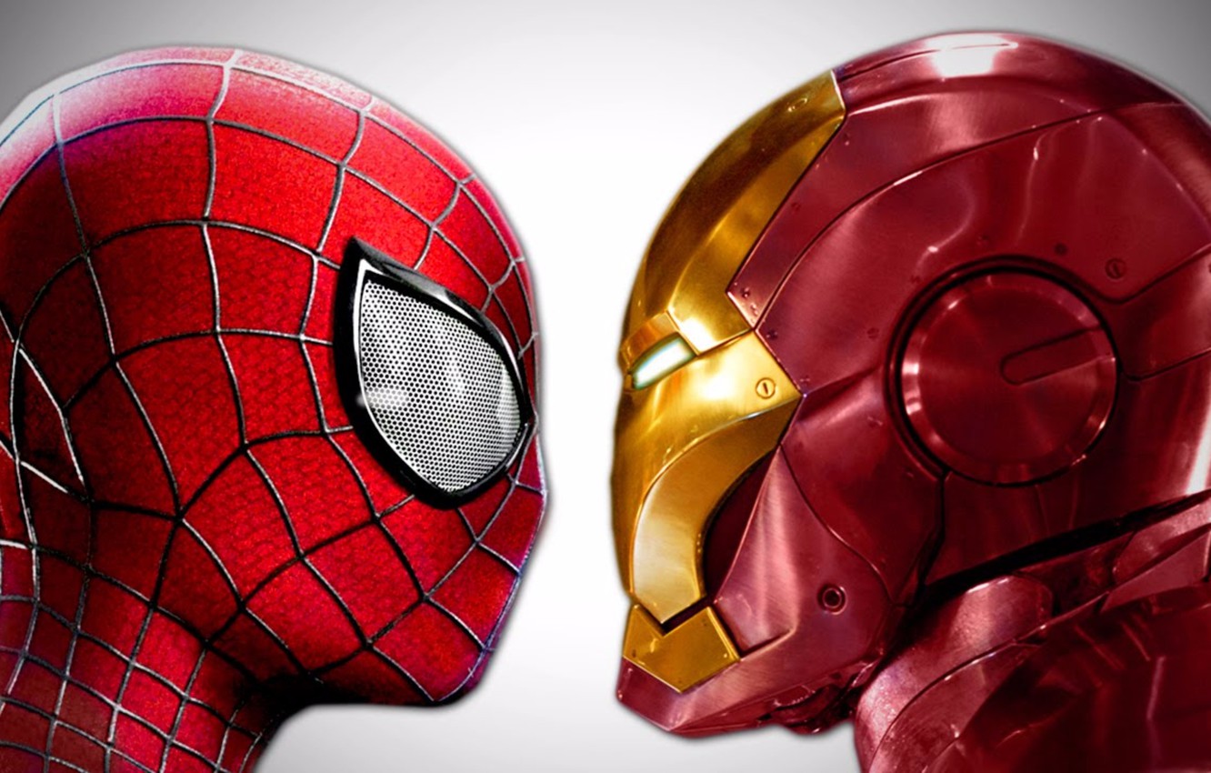 Spiderman And Iron Man Artwork Wallpapers