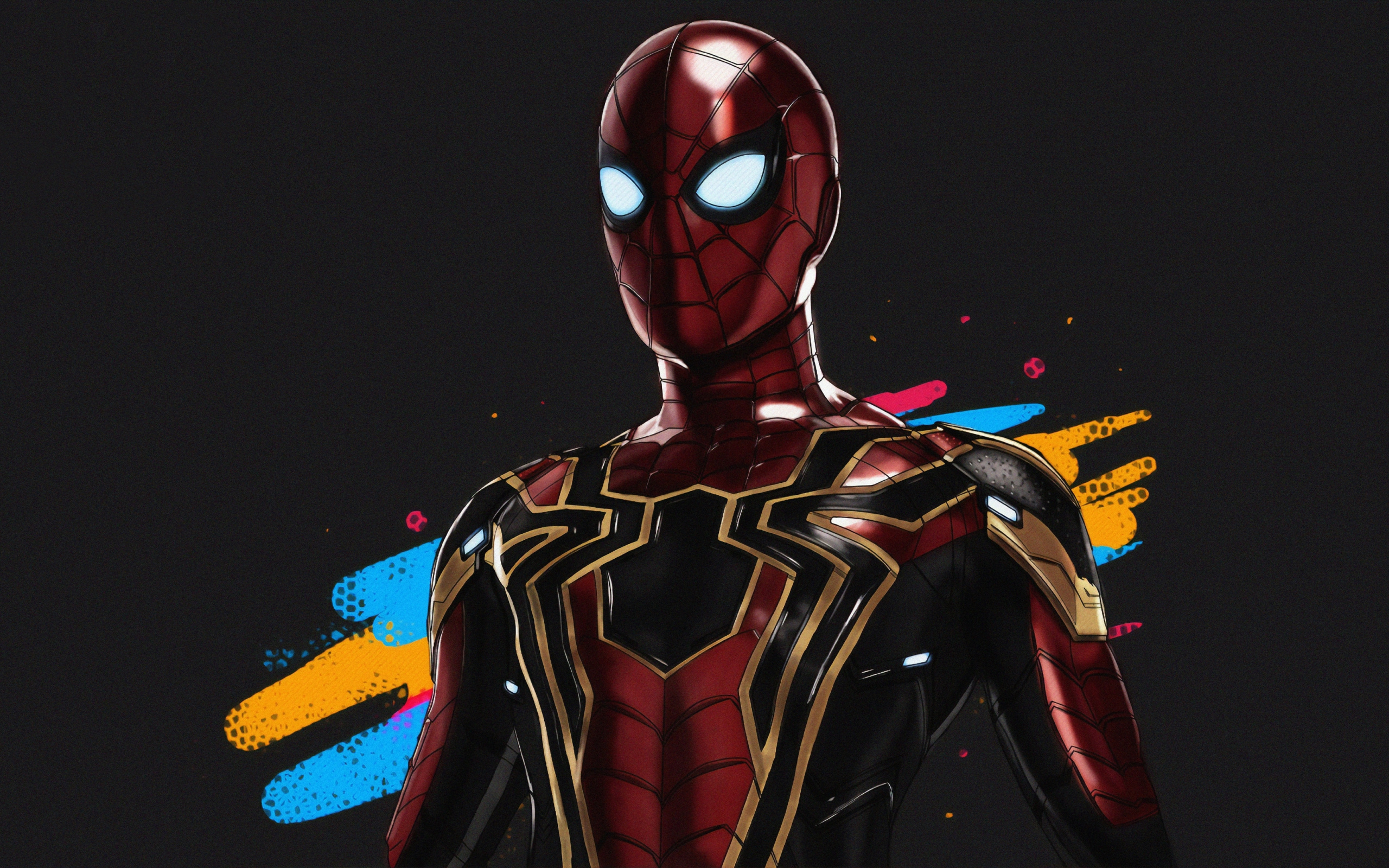 Spiderman And Iron Man Artwork Wallpapers