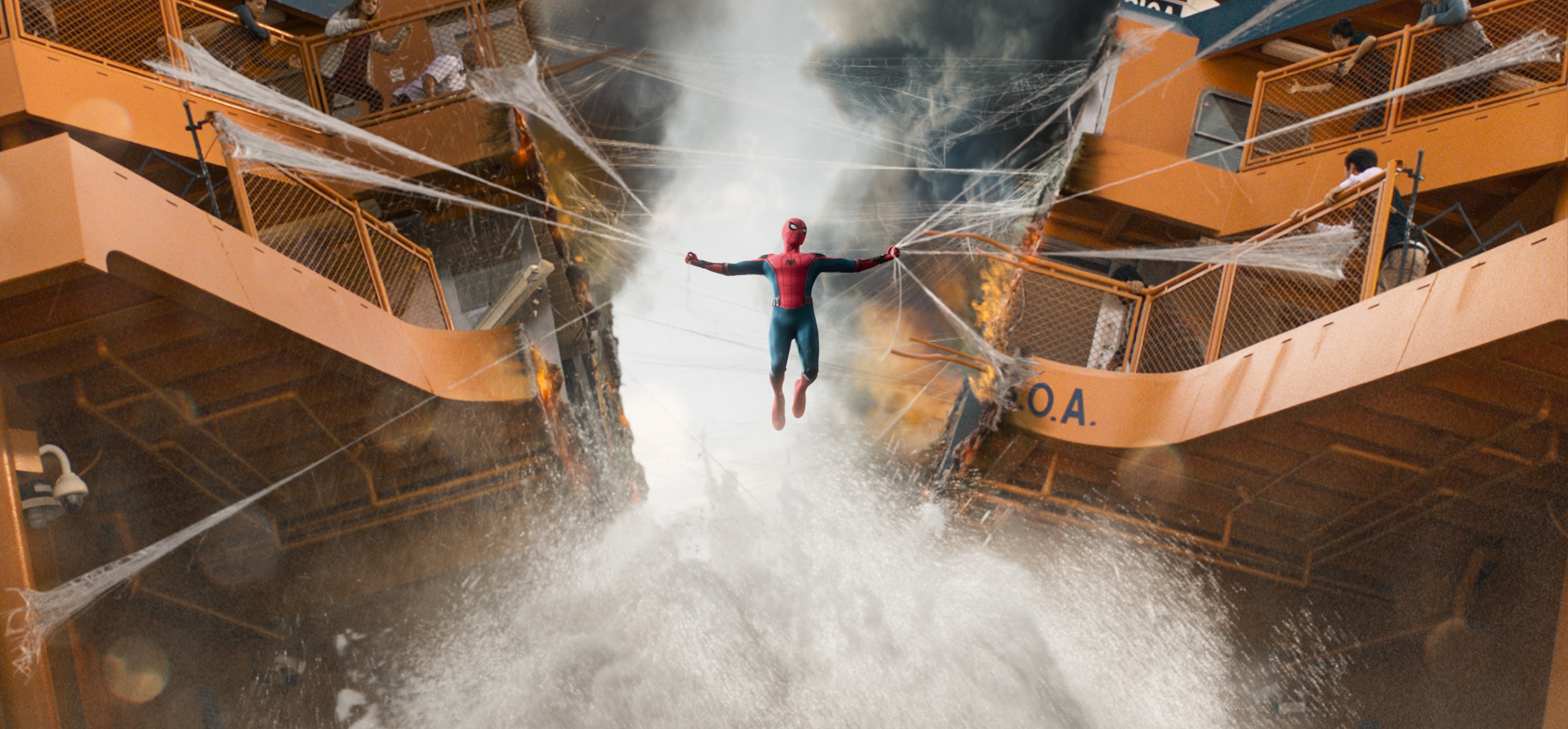 Spiderman Homecoming Boat Fight Scene Wallpapers