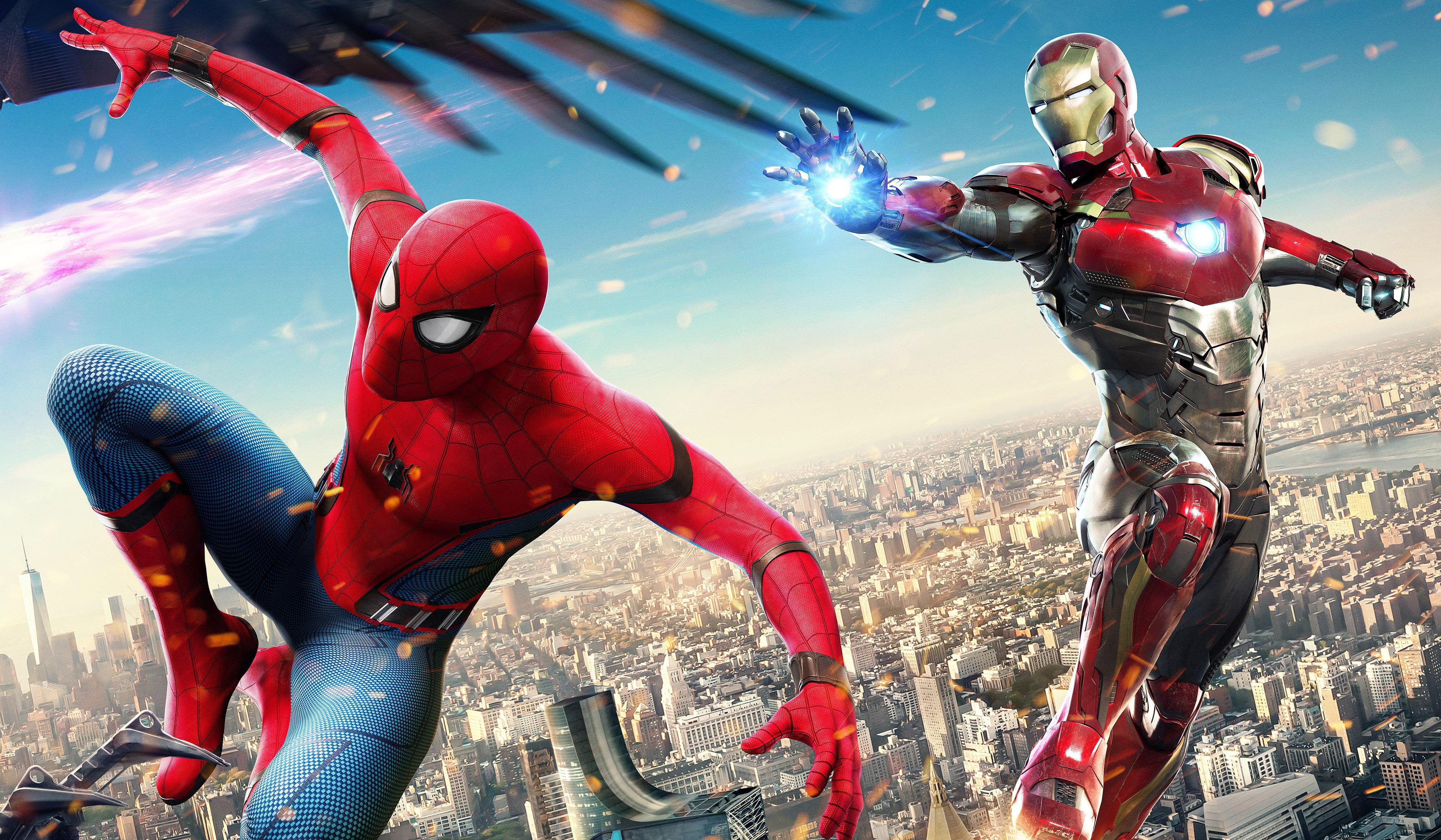 Spiderman Homecoming Iron Man Wallpapers