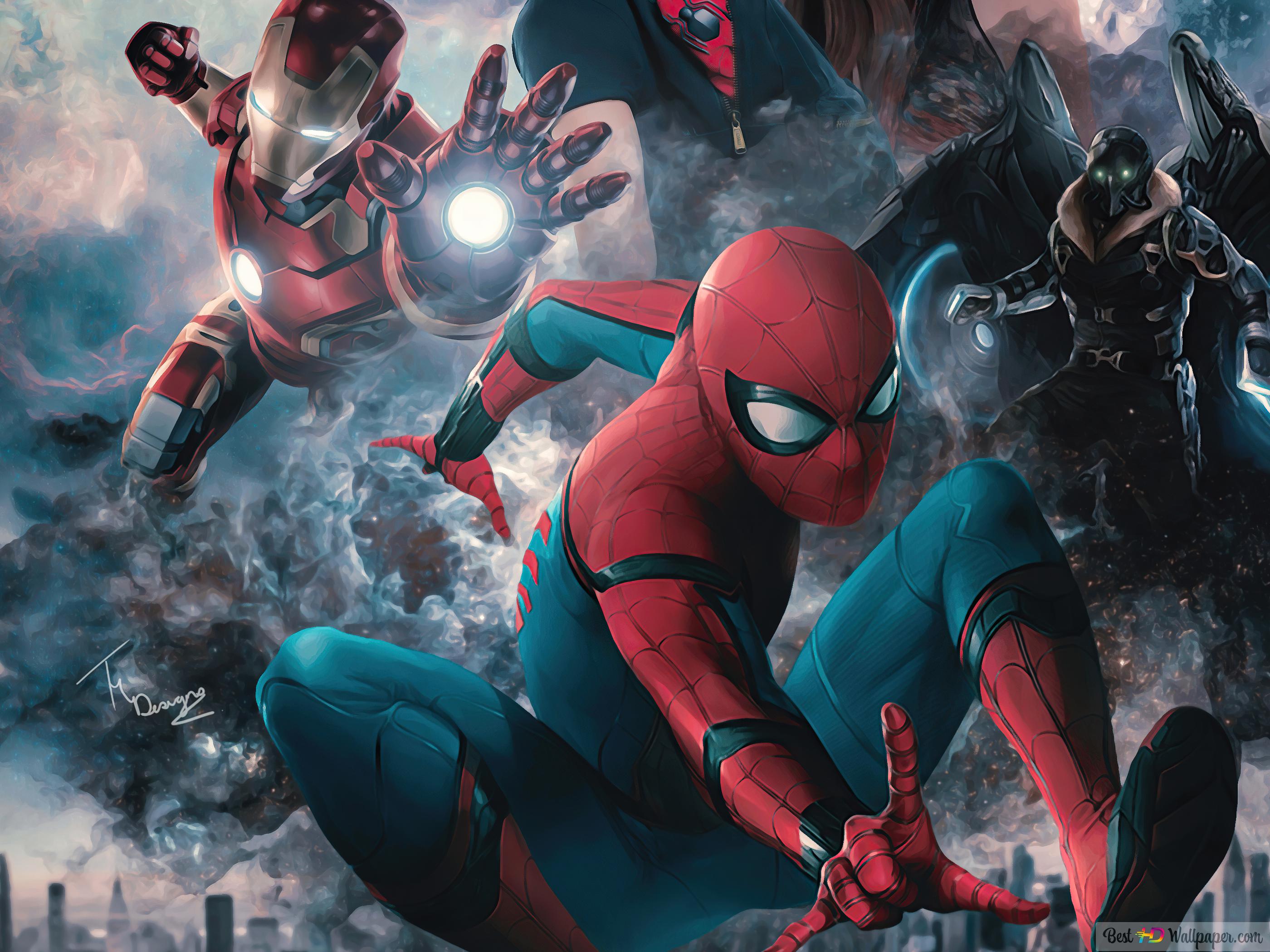 Spiderman Homecoming Iron Man Wallpapers