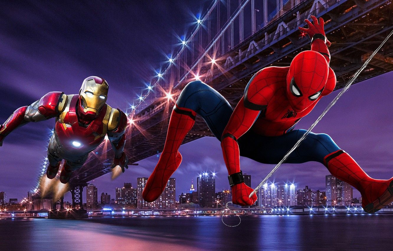 Spiderman Homecoming Iron Man Wallpapers