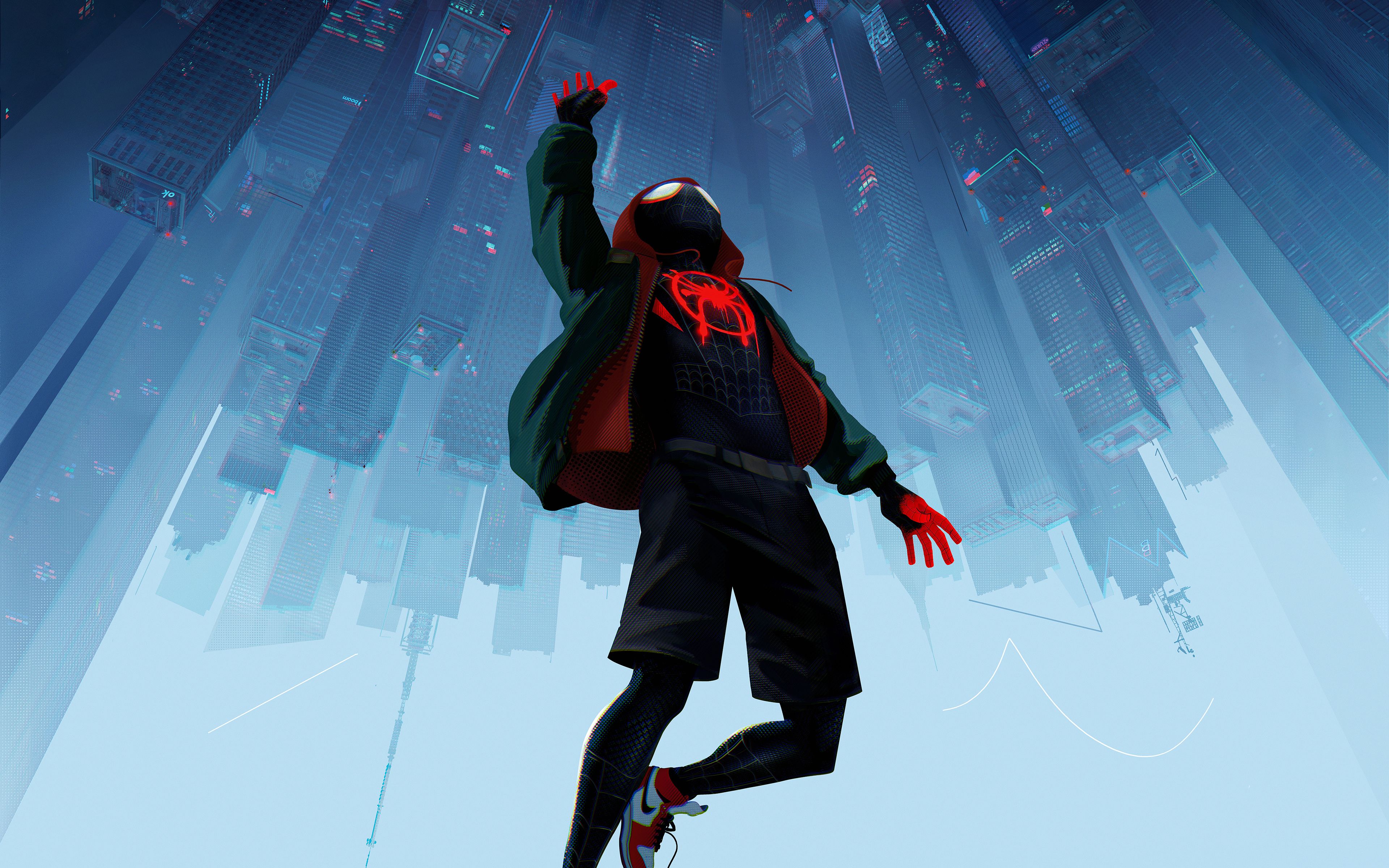 Spiderman Into The Spider Verse Artwork Wallpapers