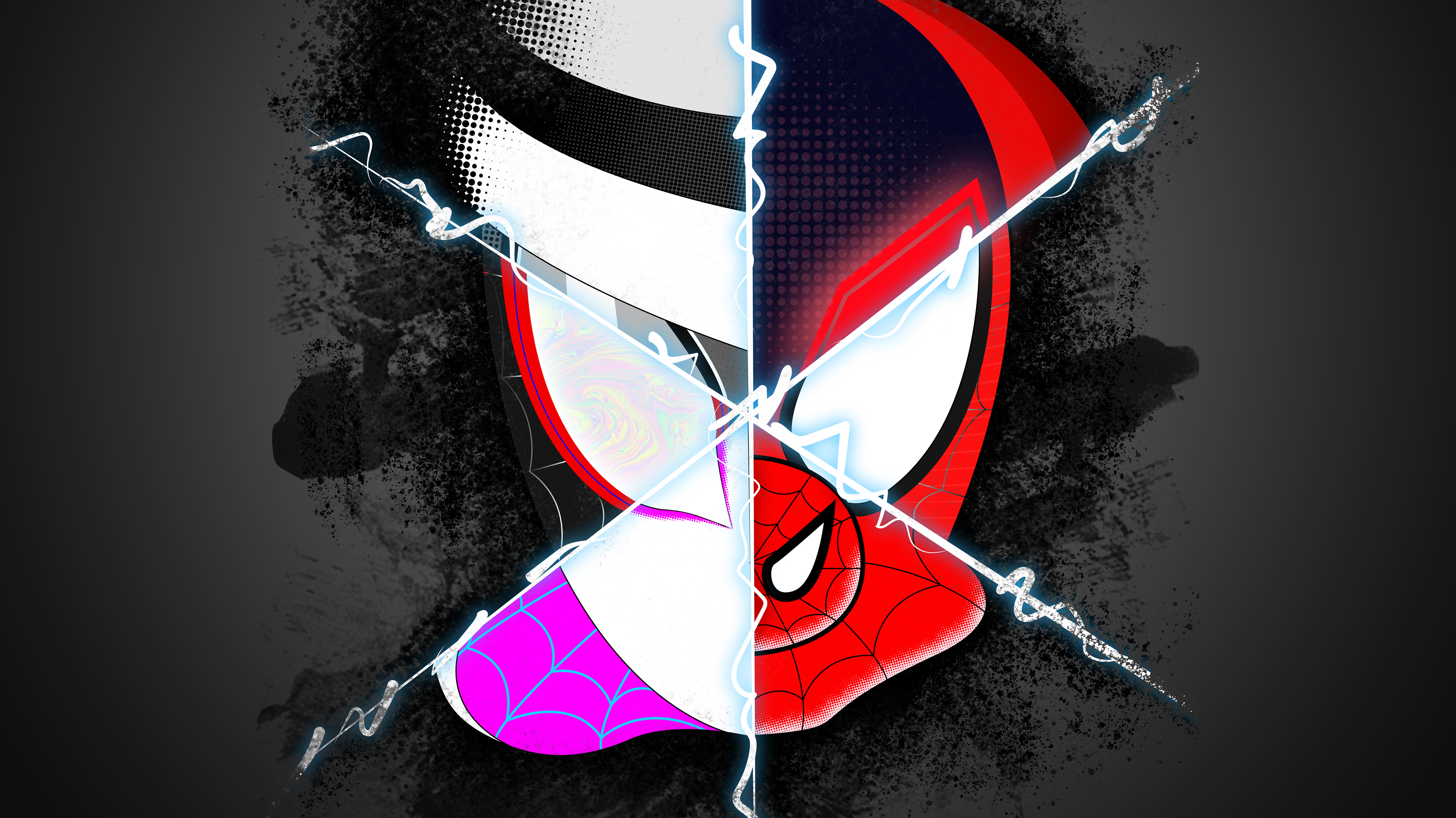 Spiderman Into The Spider Verse Artwork Wallpapers