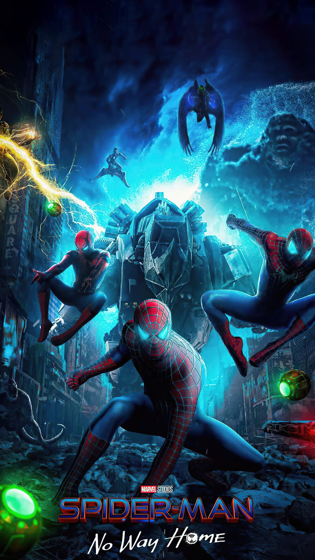 Spiderman No Way Home Cool Fan Art Wallpapers